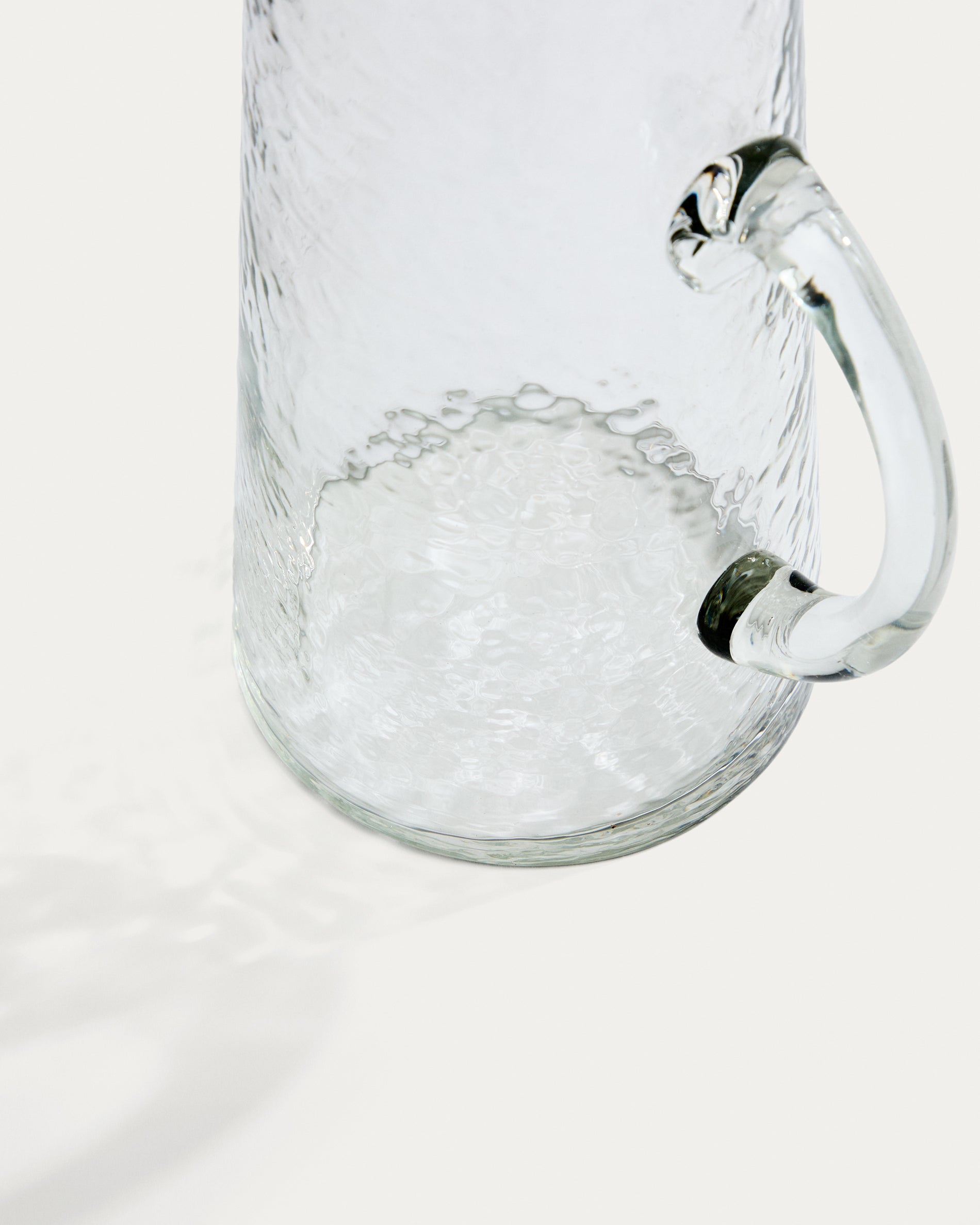 Obila transparent recycled glass jug - Detail