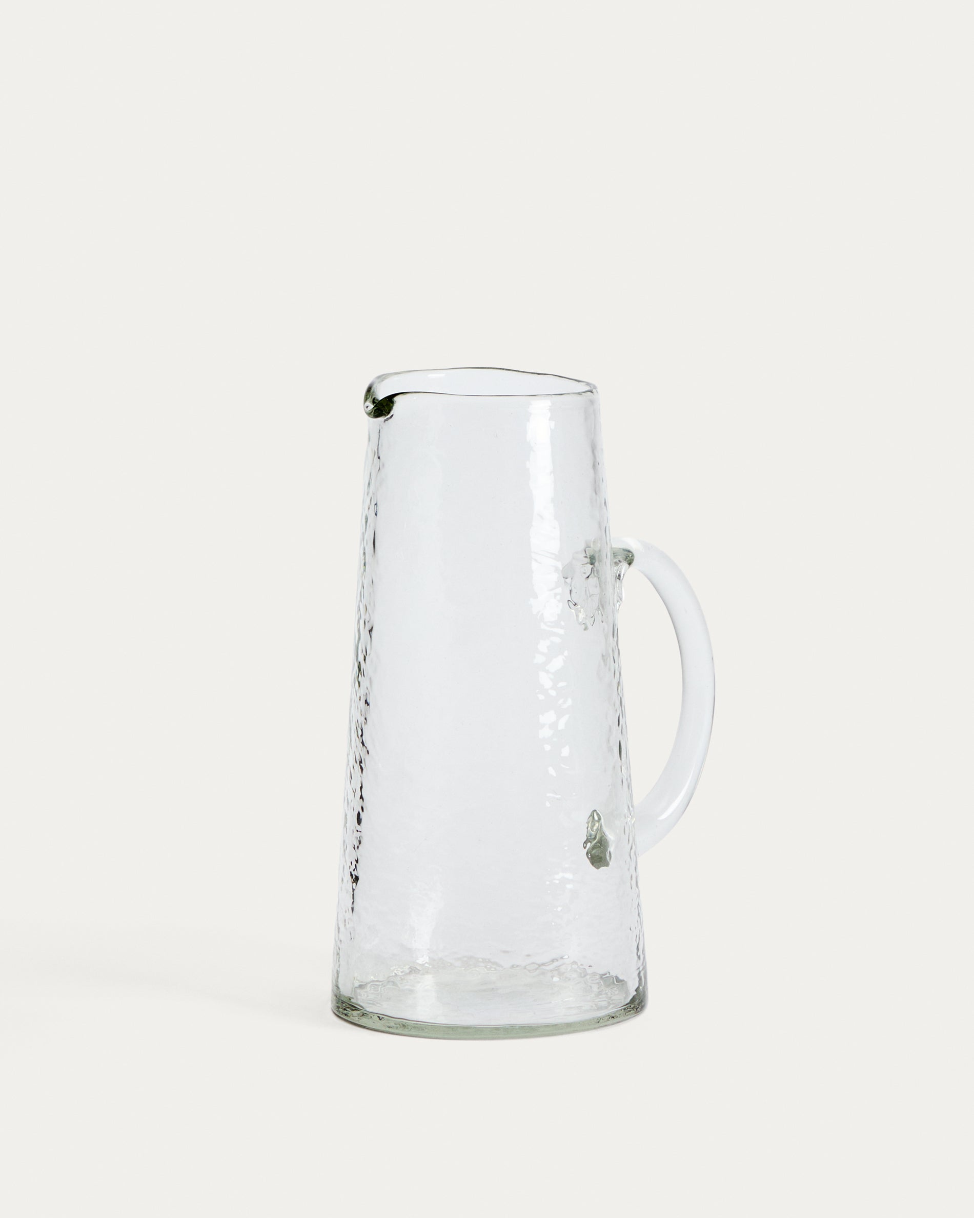 Obila transparent recycled glass jug - Product View