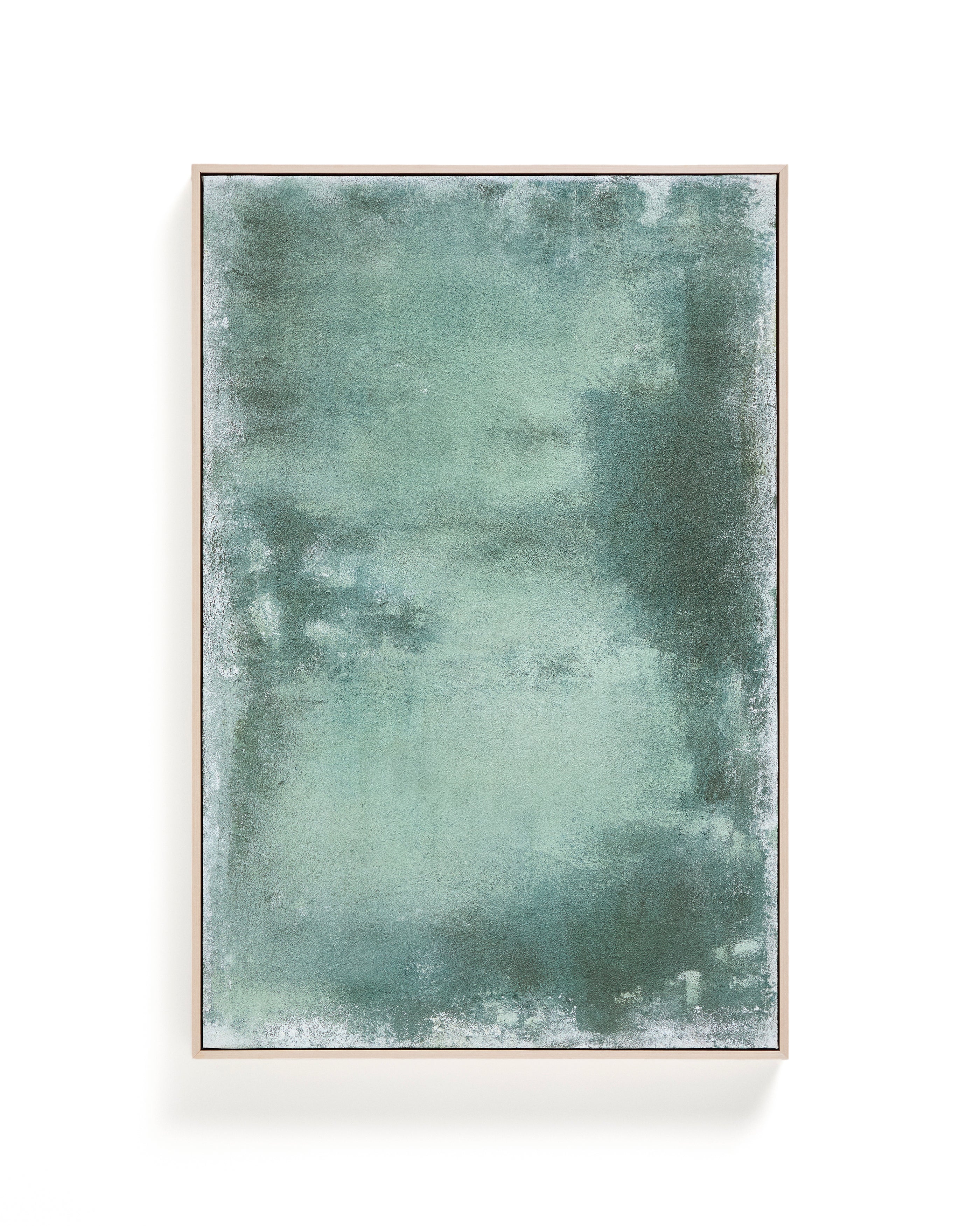 Selnar green abstract picture 60 x 90cm - Product Image