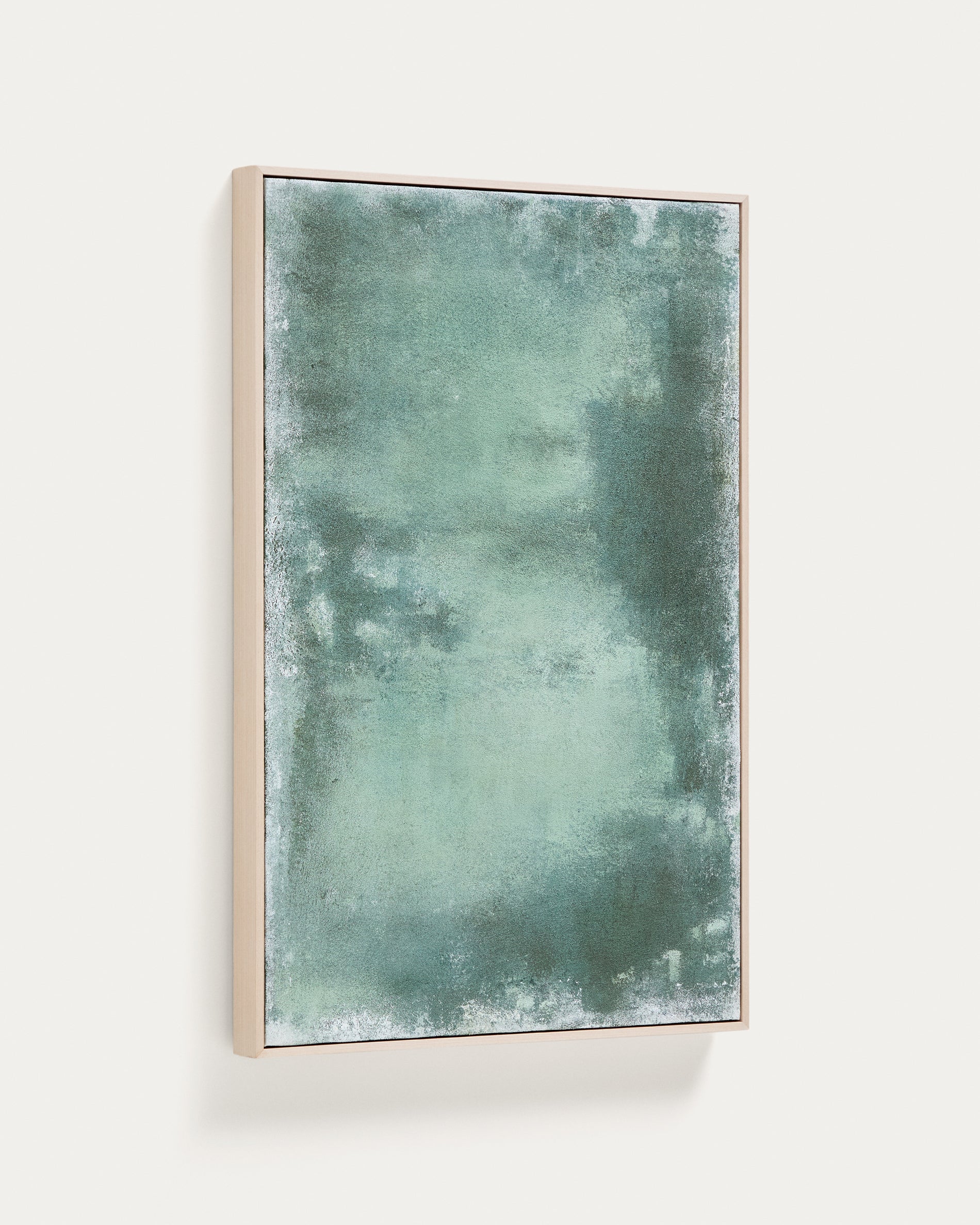 Selnar green abstract picture 60 x 90cm - Product View