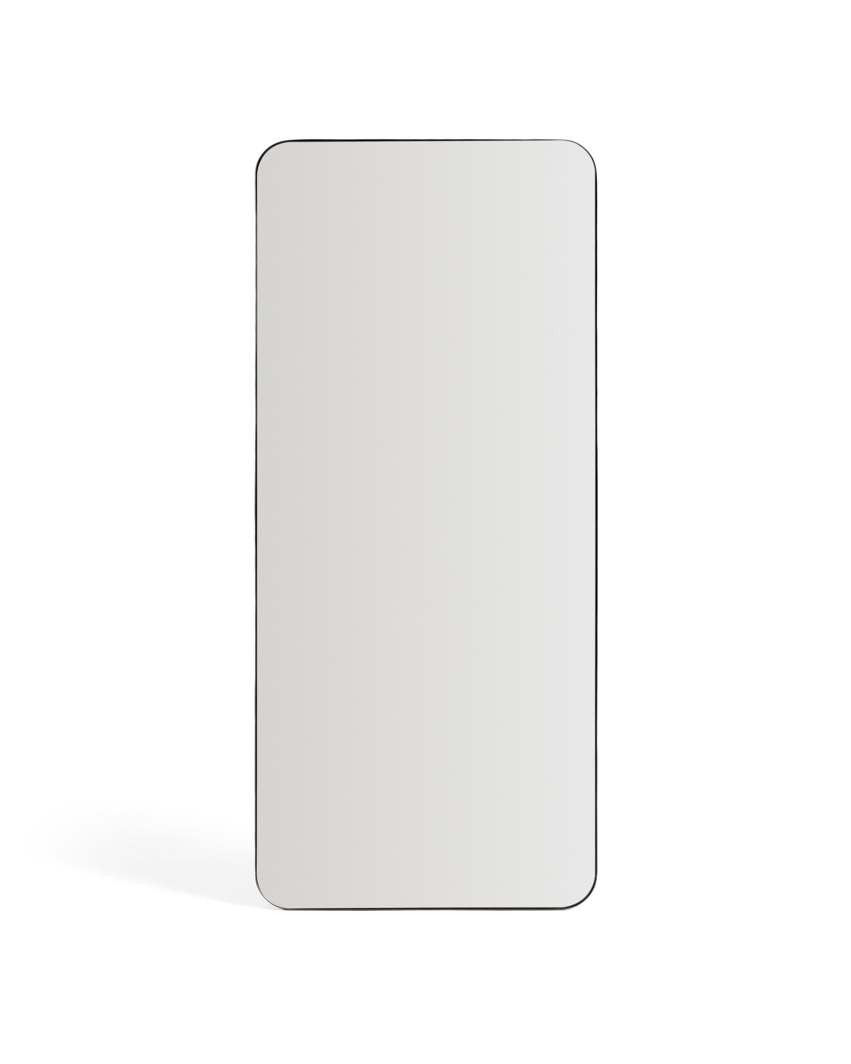 Marco black metal mirror 80 x 180cm - Product Image