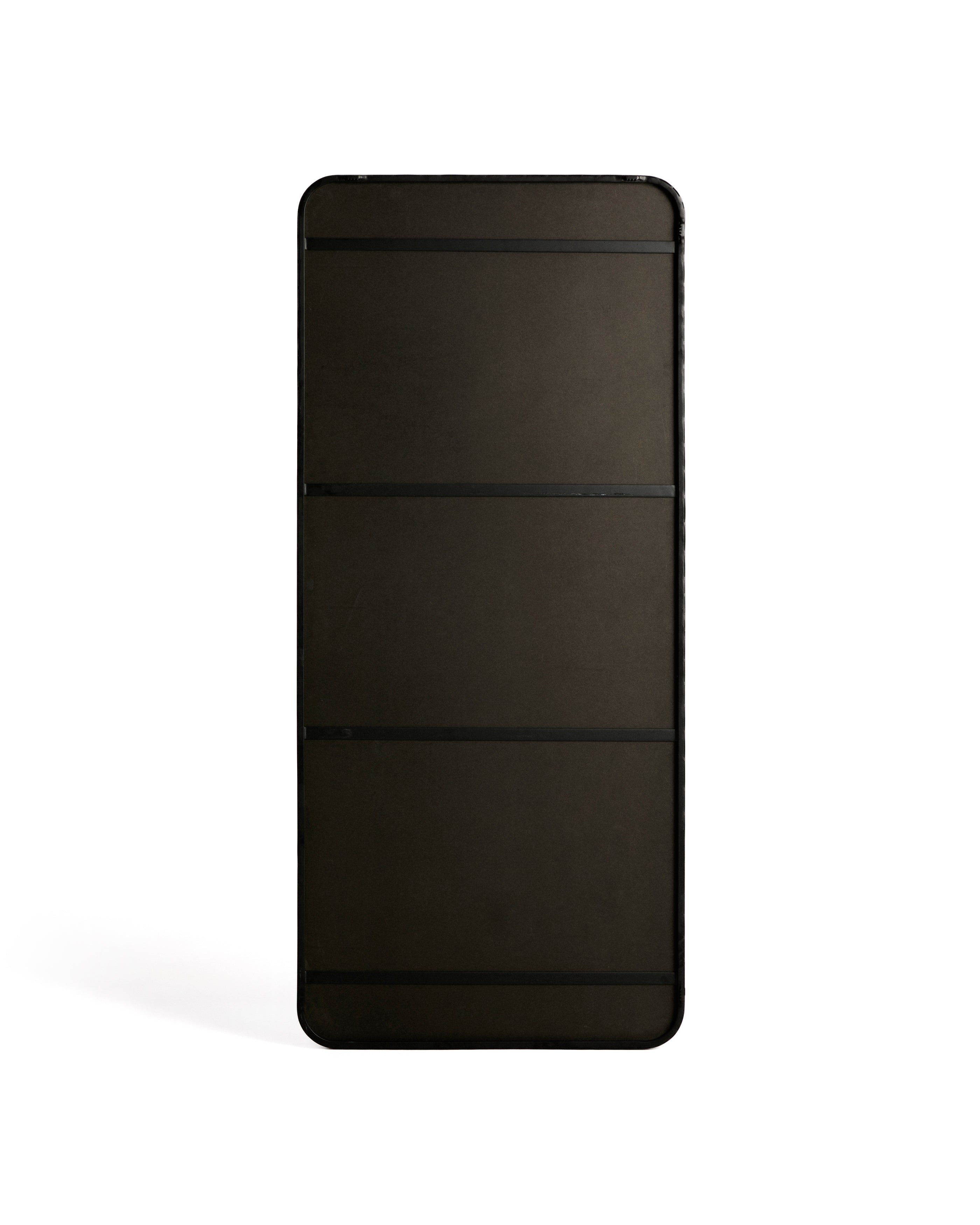 Marco black metal mirror 80 x 180cm - Product Image