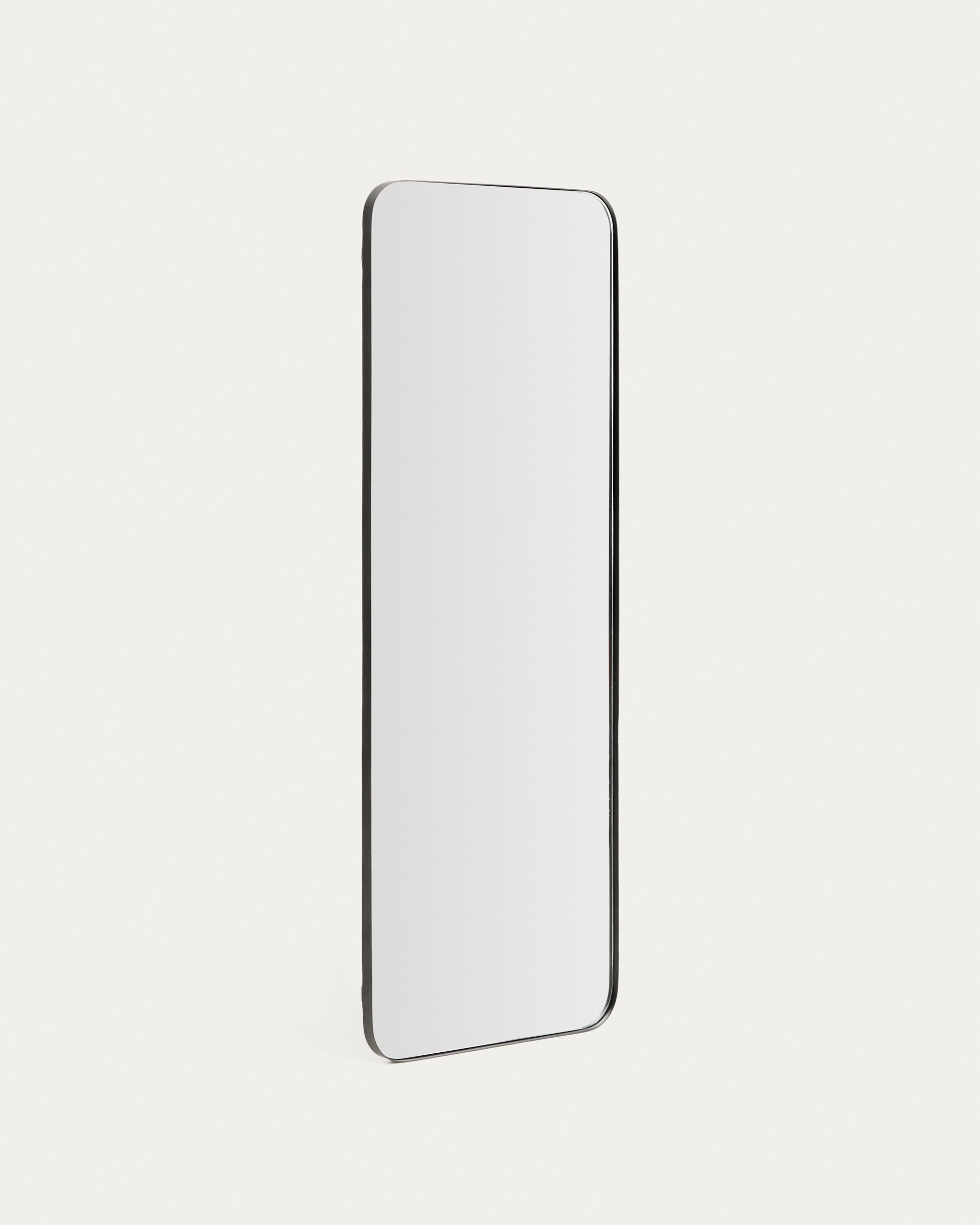 Marco black metal mirror 30 x 100cm - Product View