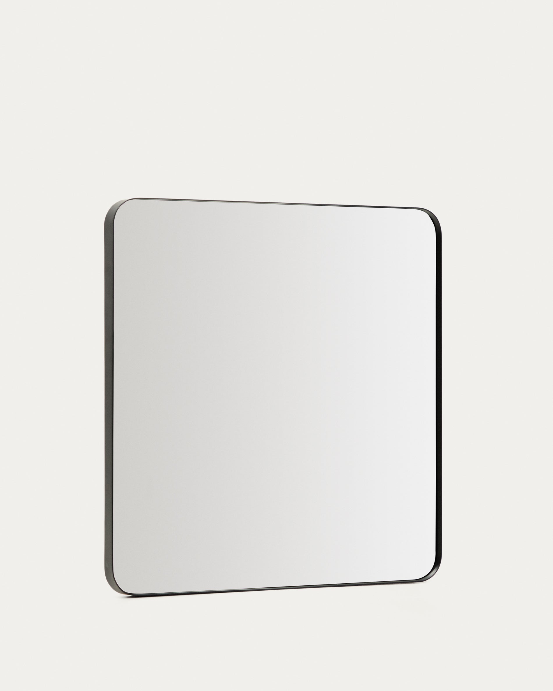 Marco black metal mirror 60 x 60cm - Product View