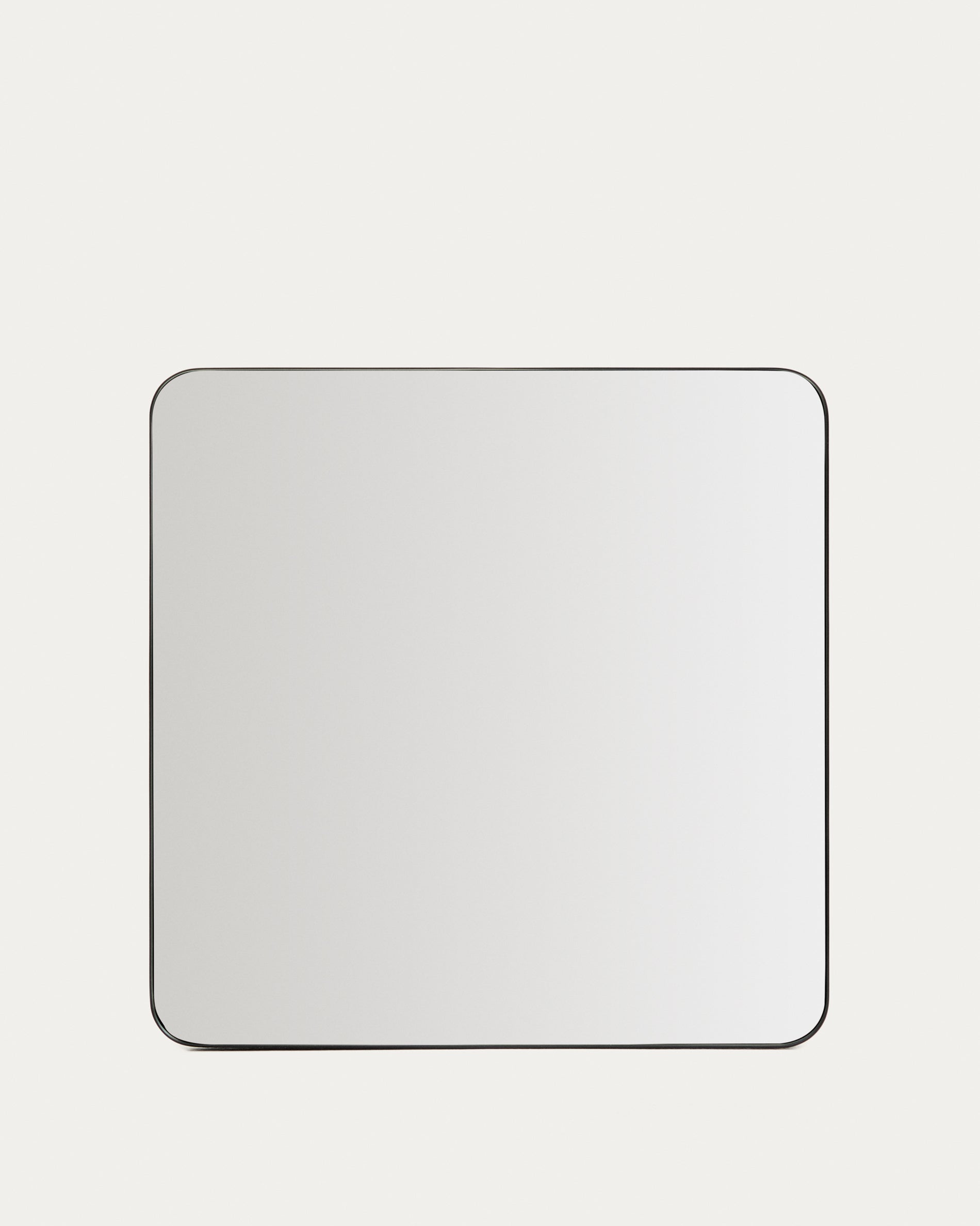 Marco black metal mirror 60 x 60cm - Product View