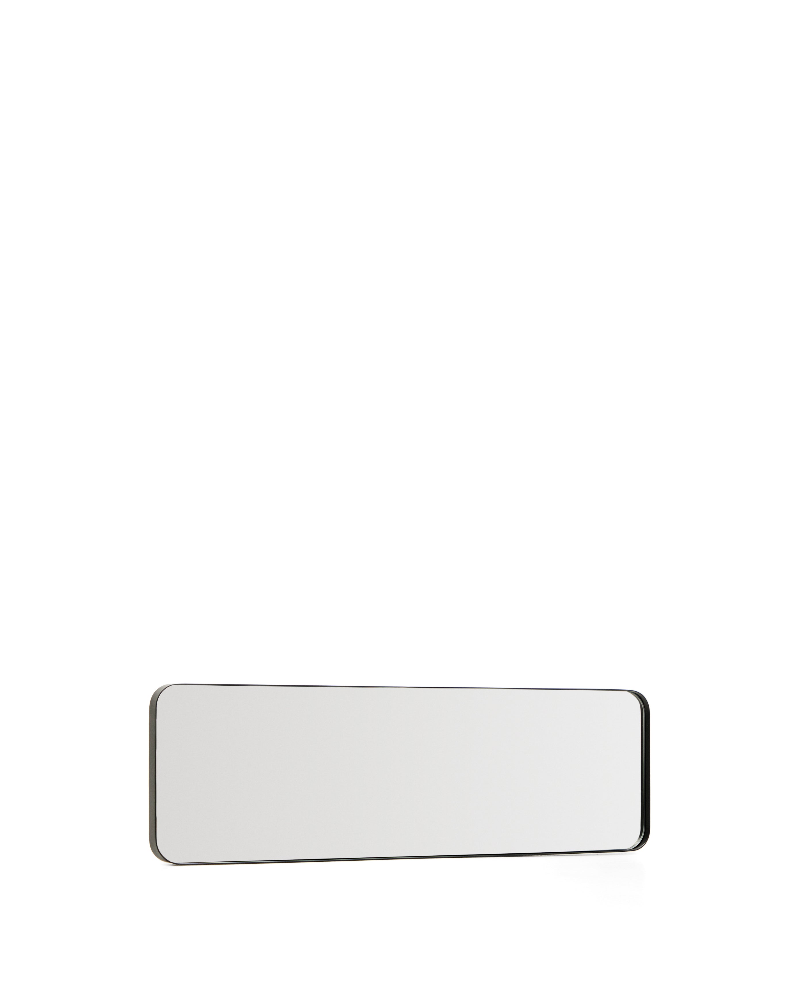 Marco black metal mirror 55.5 x 150.5cm - Product Image