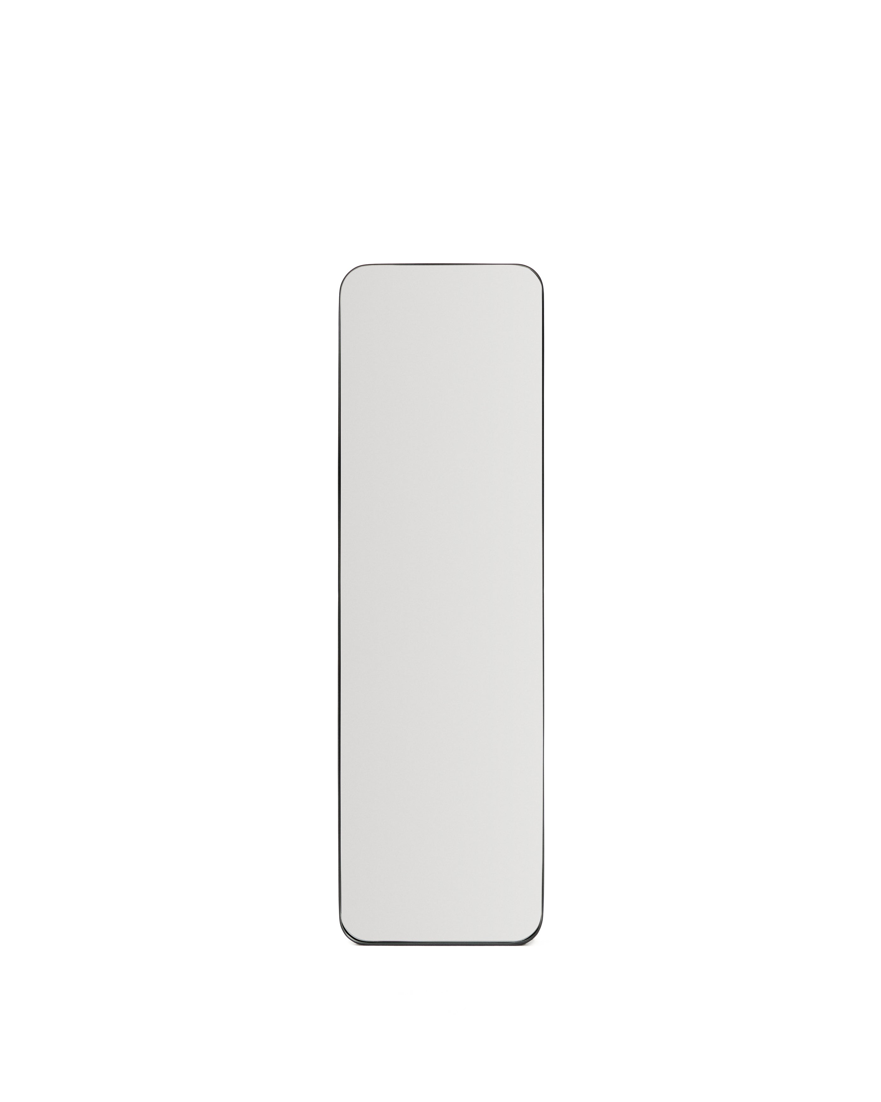 Marco black metal mirror 55.5 x 150.5cm - Product Image