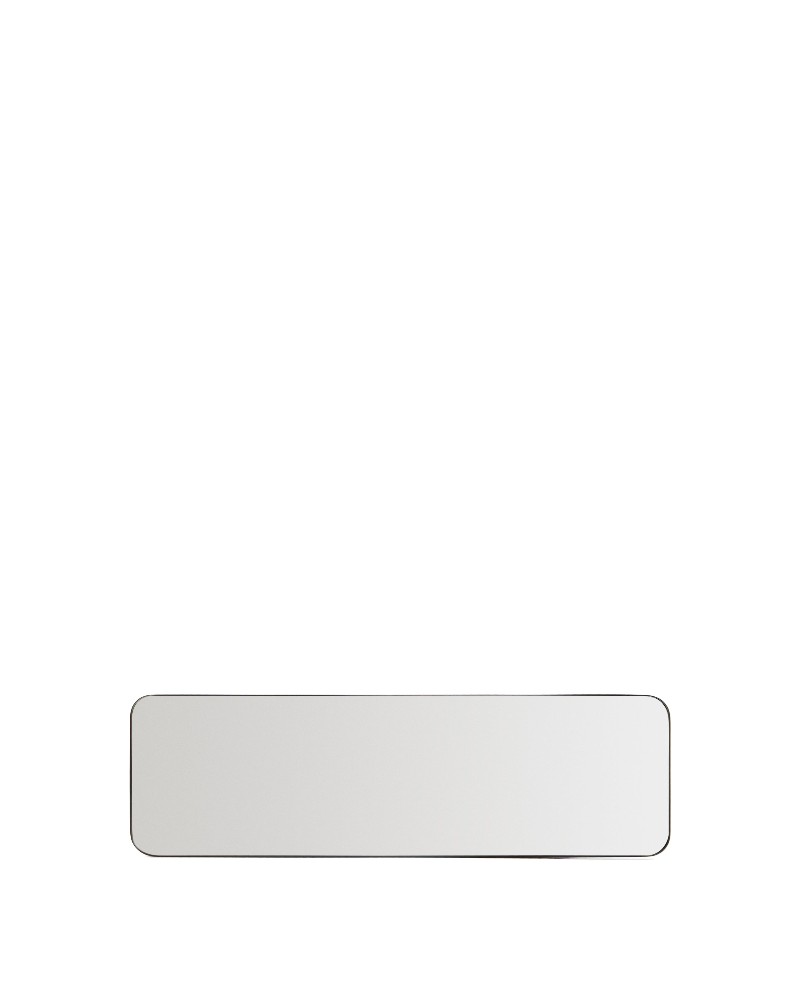 Marco black metal mirror 55.5 x 150.5cm - Product Image