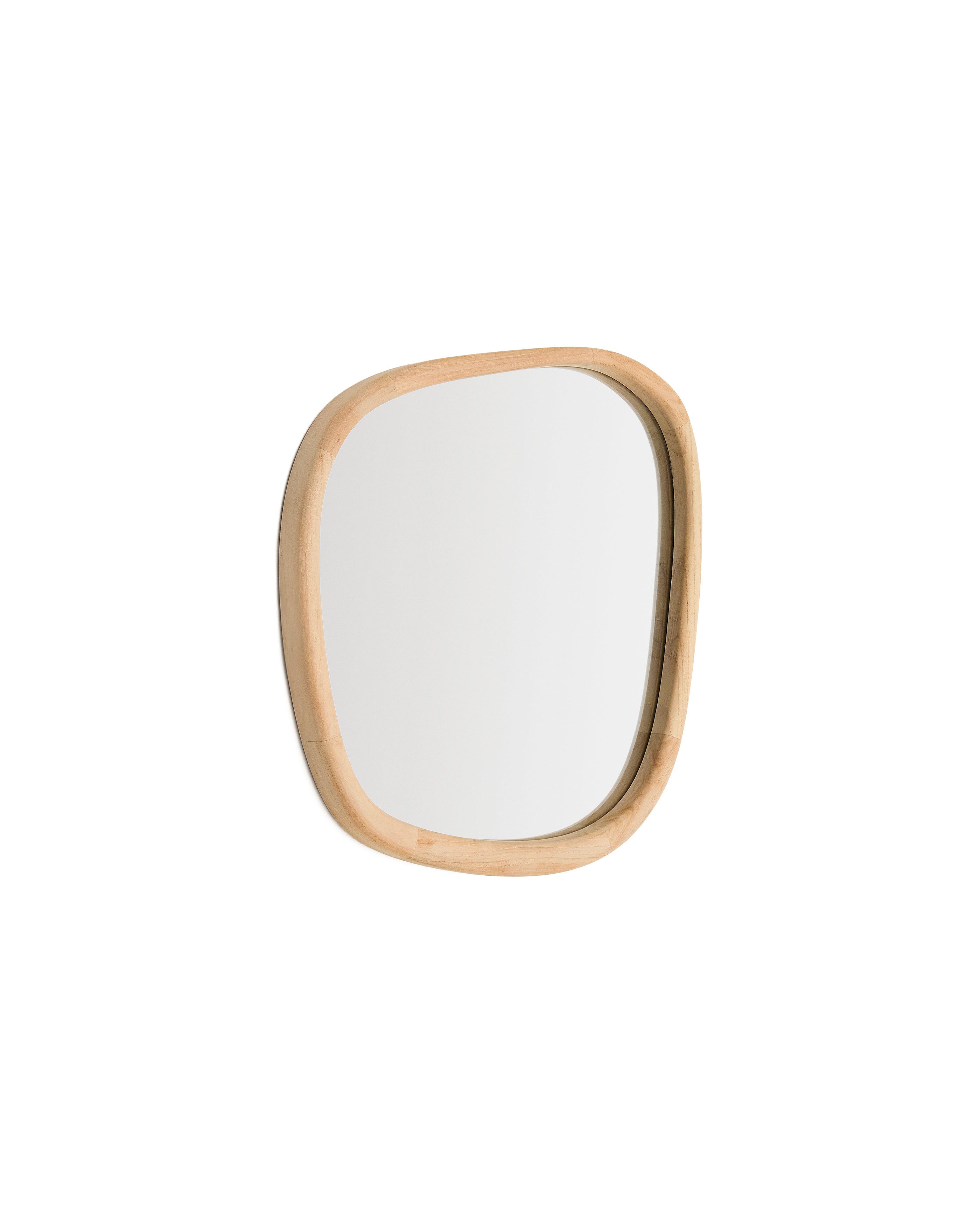 Alura teak wood mirror 45,5 x 47 cm FSC 100% - Product Image