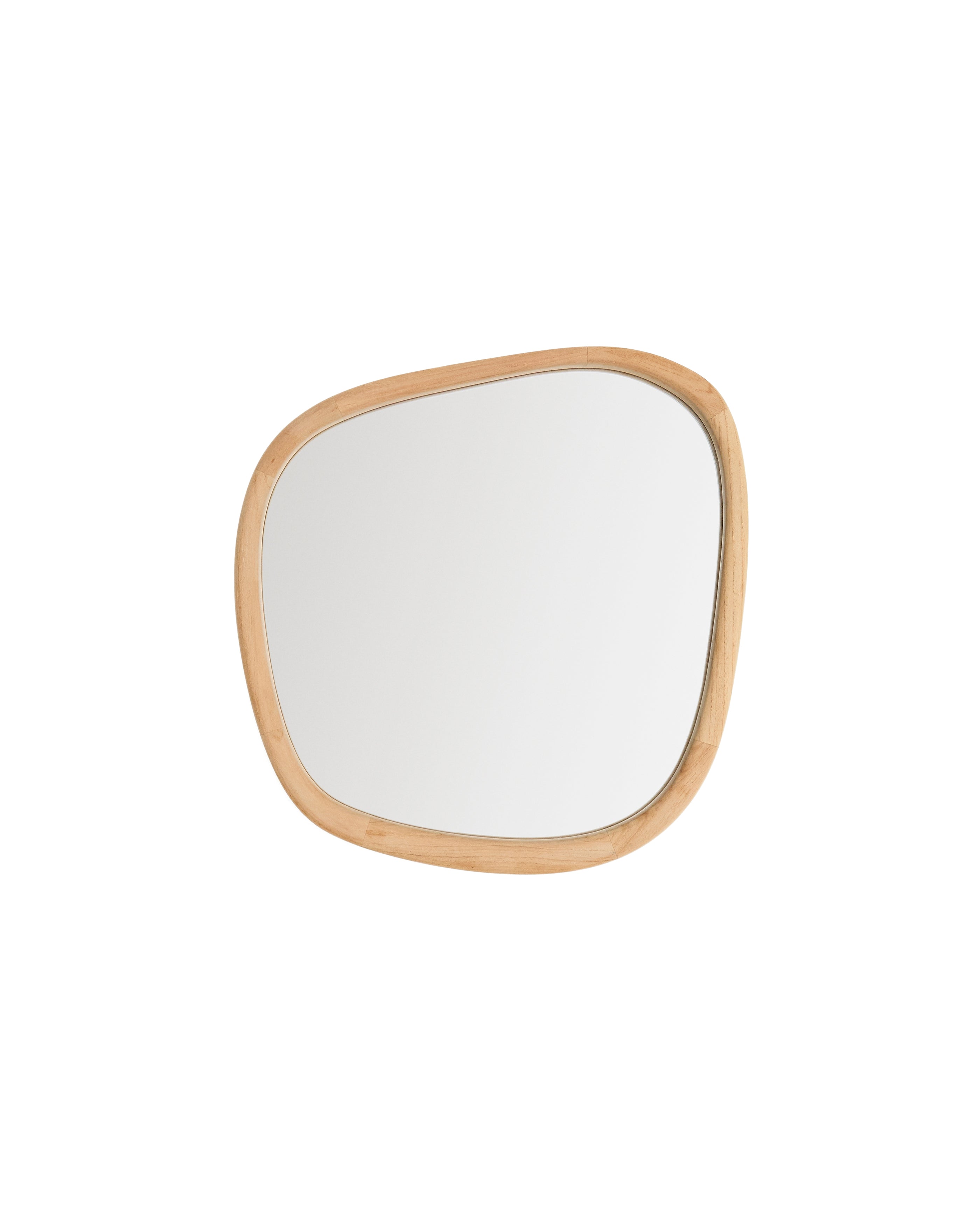 Alura teak wood mirror 45,5 x 47 cm FSC 100% - Product Image
