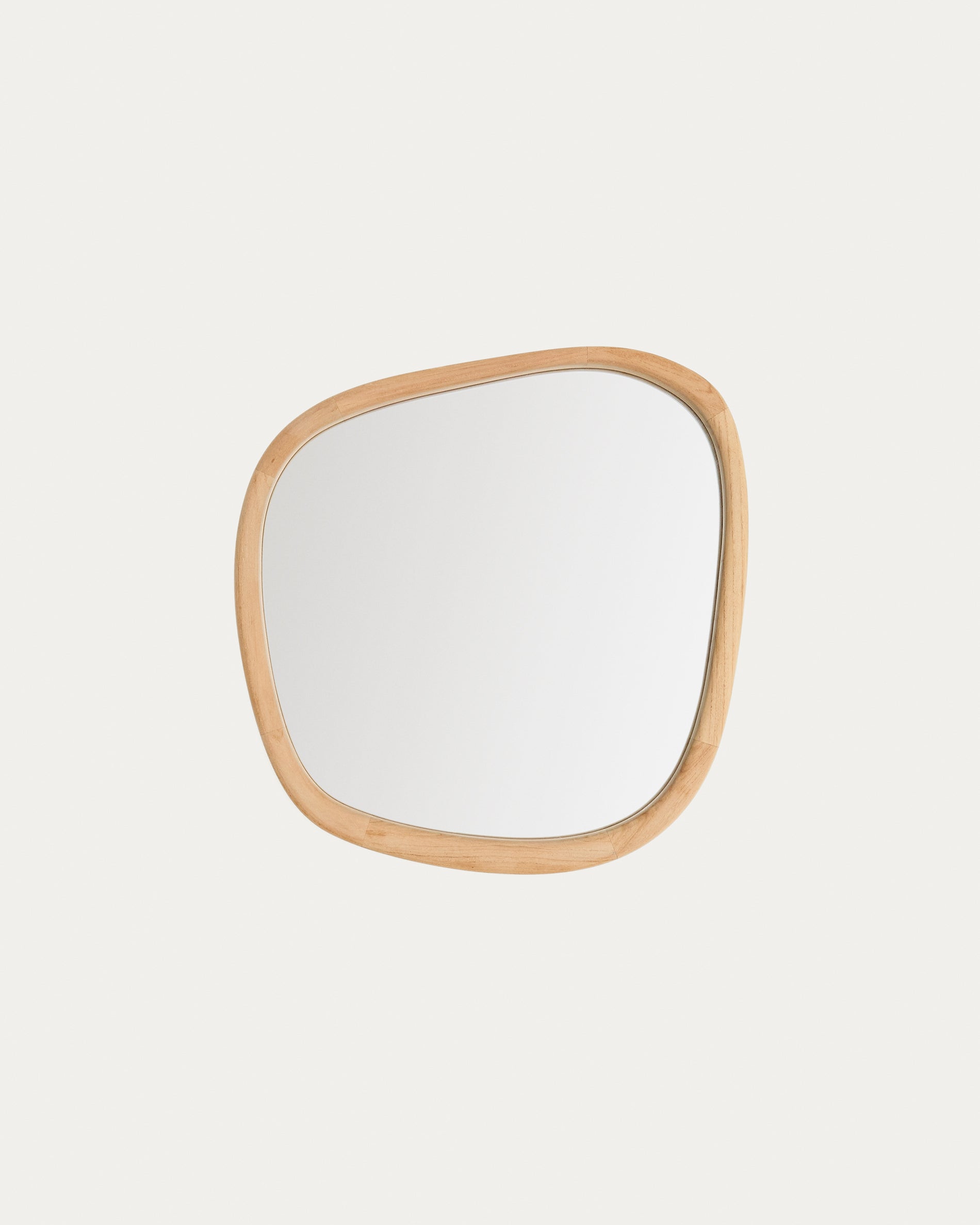 Alura teak wood mirror 45,5 x 47 cm FSC 100% - Product View