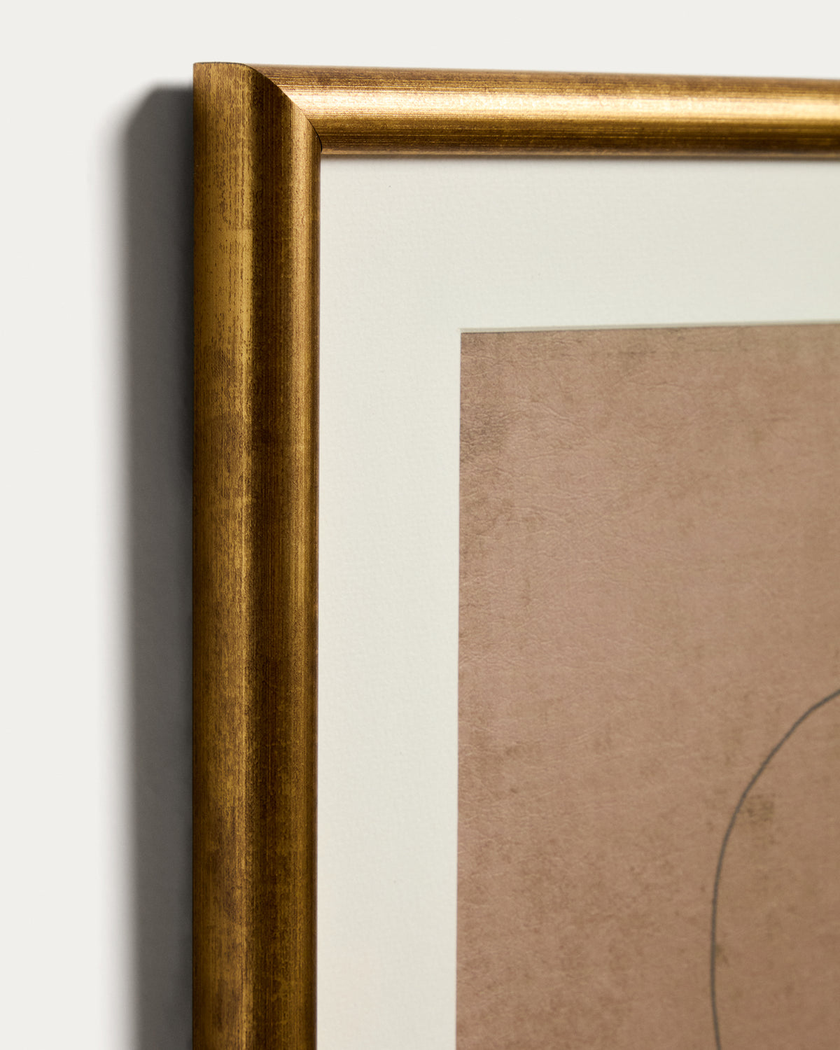 Ferni hand-drawn abstract picture 40 x 40cm - Detail