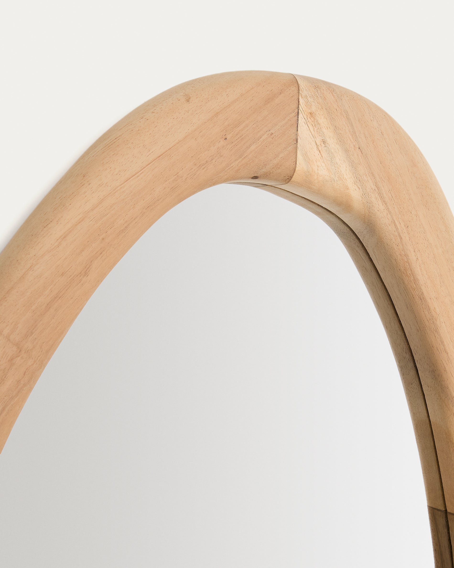 Selem mungur wood mirror with natural finish 60 x 107 cm - Detail