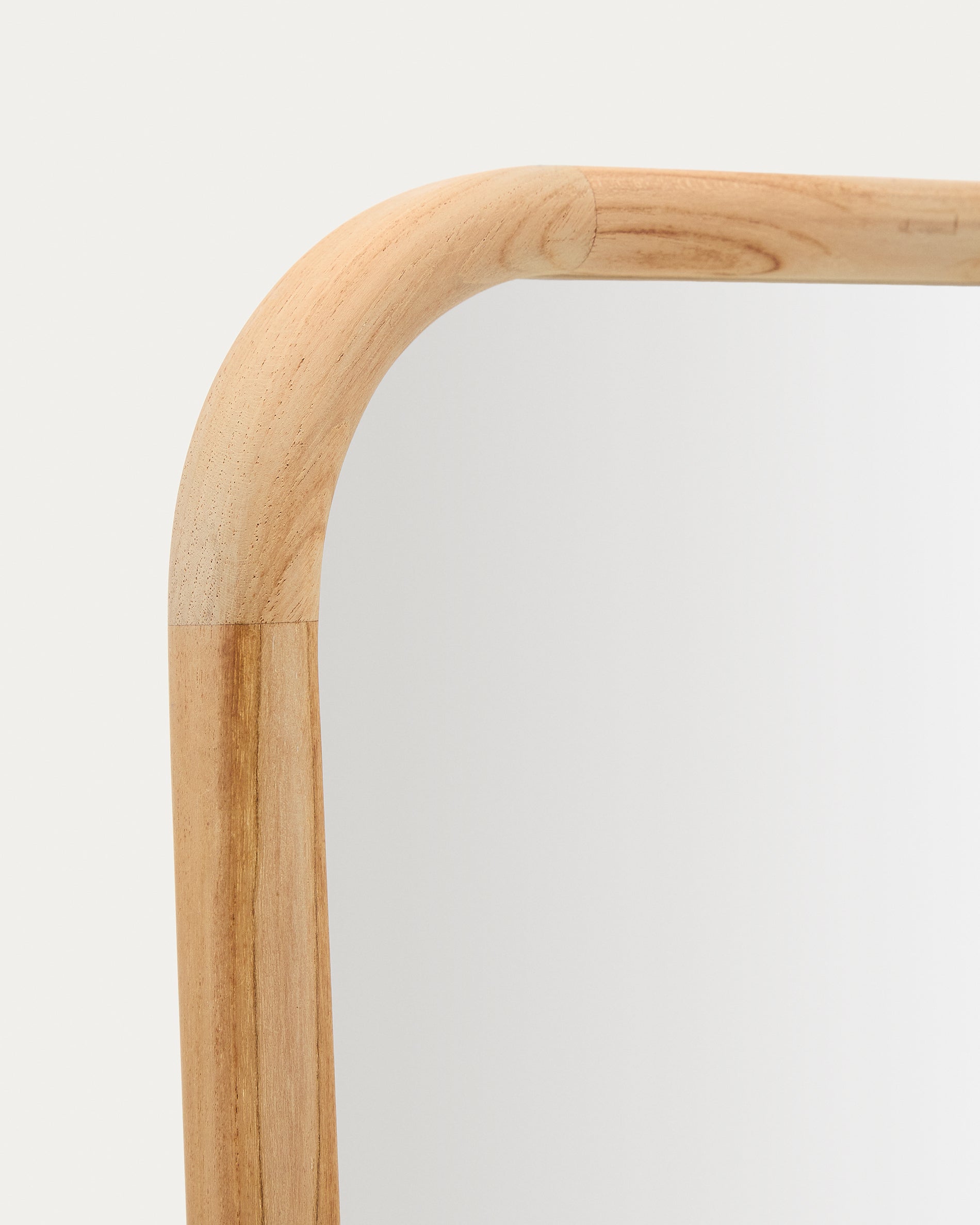 Milsa teak wood mirror 54 x 154cm FSC 100% - Detail