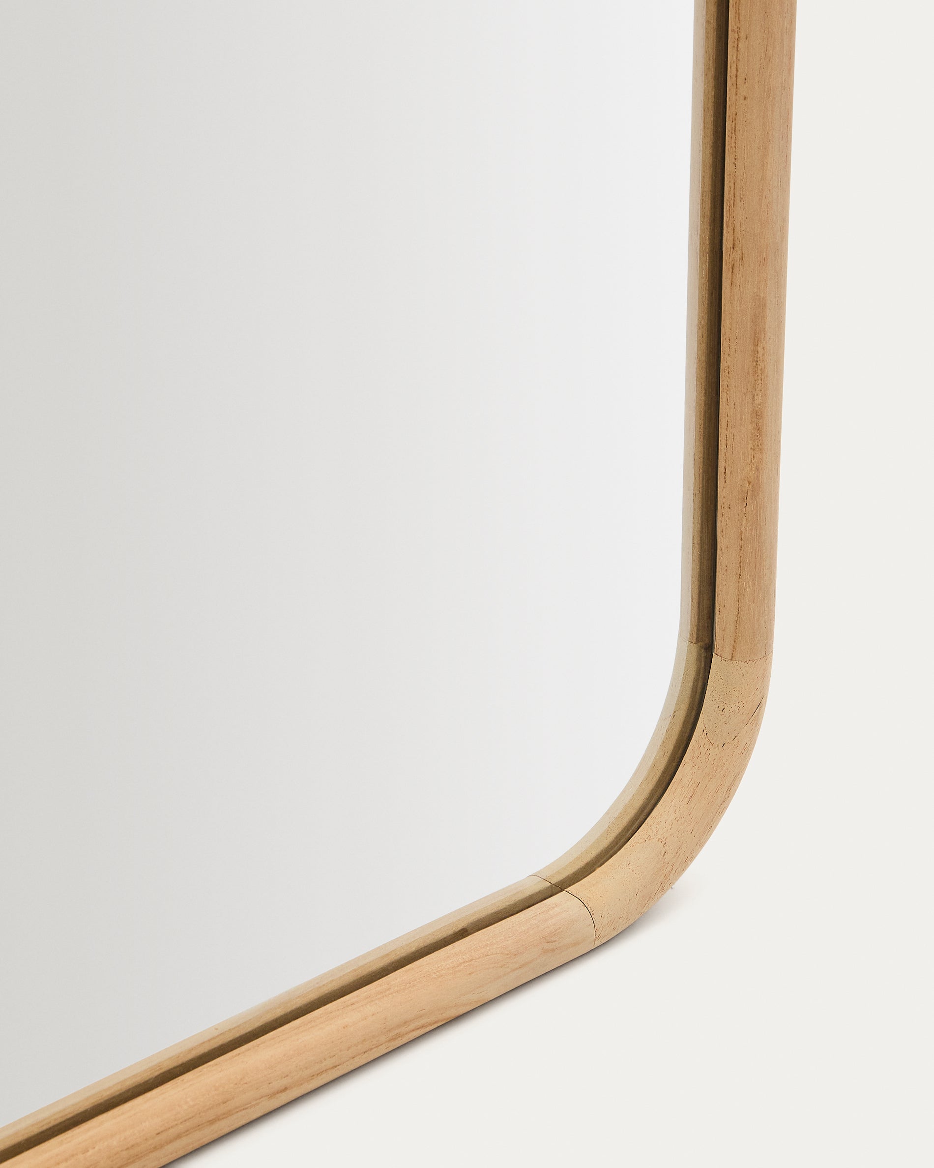 Milsa teak wood mirror 54 x 154cm FSC 100% - Detail