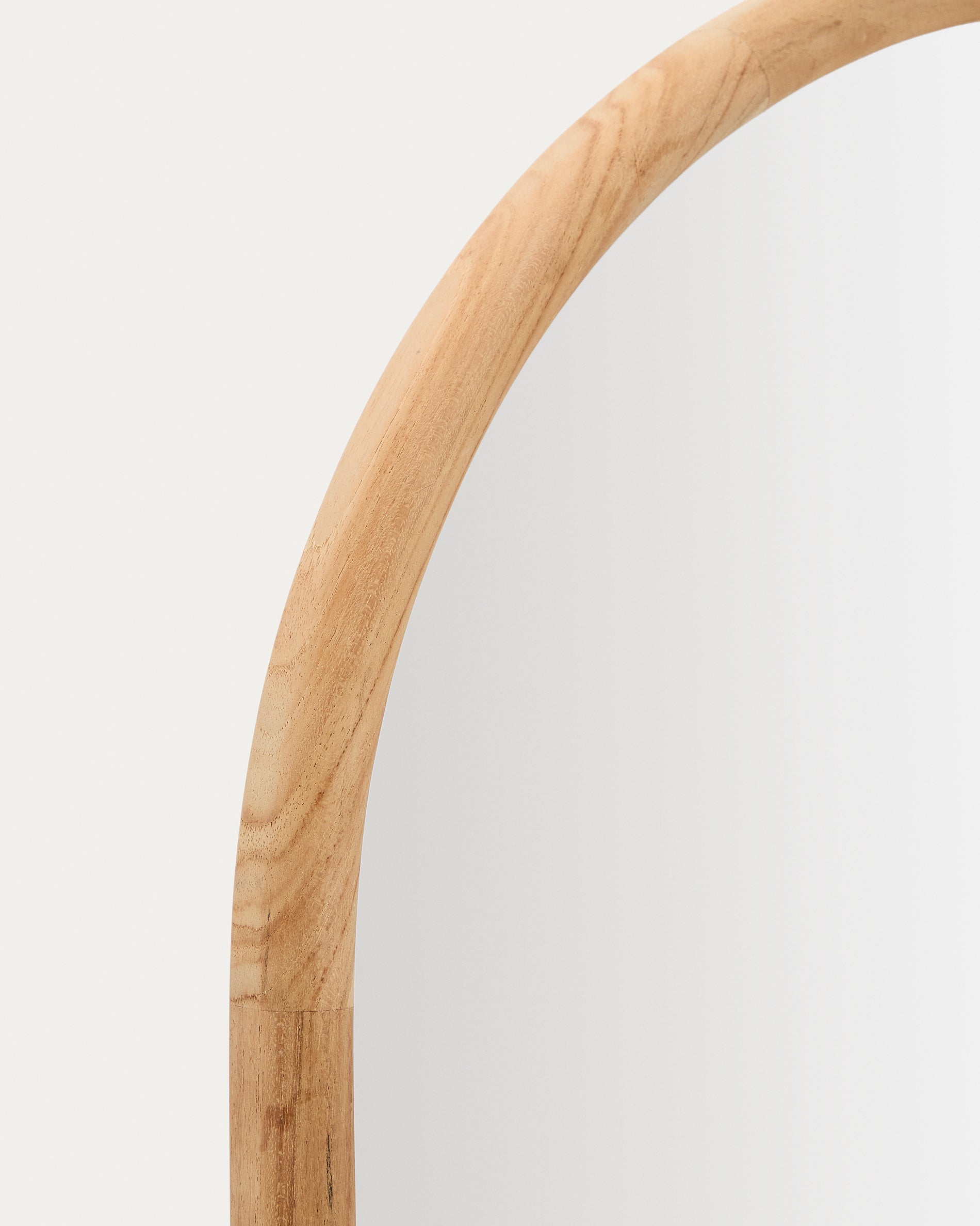 Milsa teak wood mirror 55 x 155cm FSC 100% - Detail