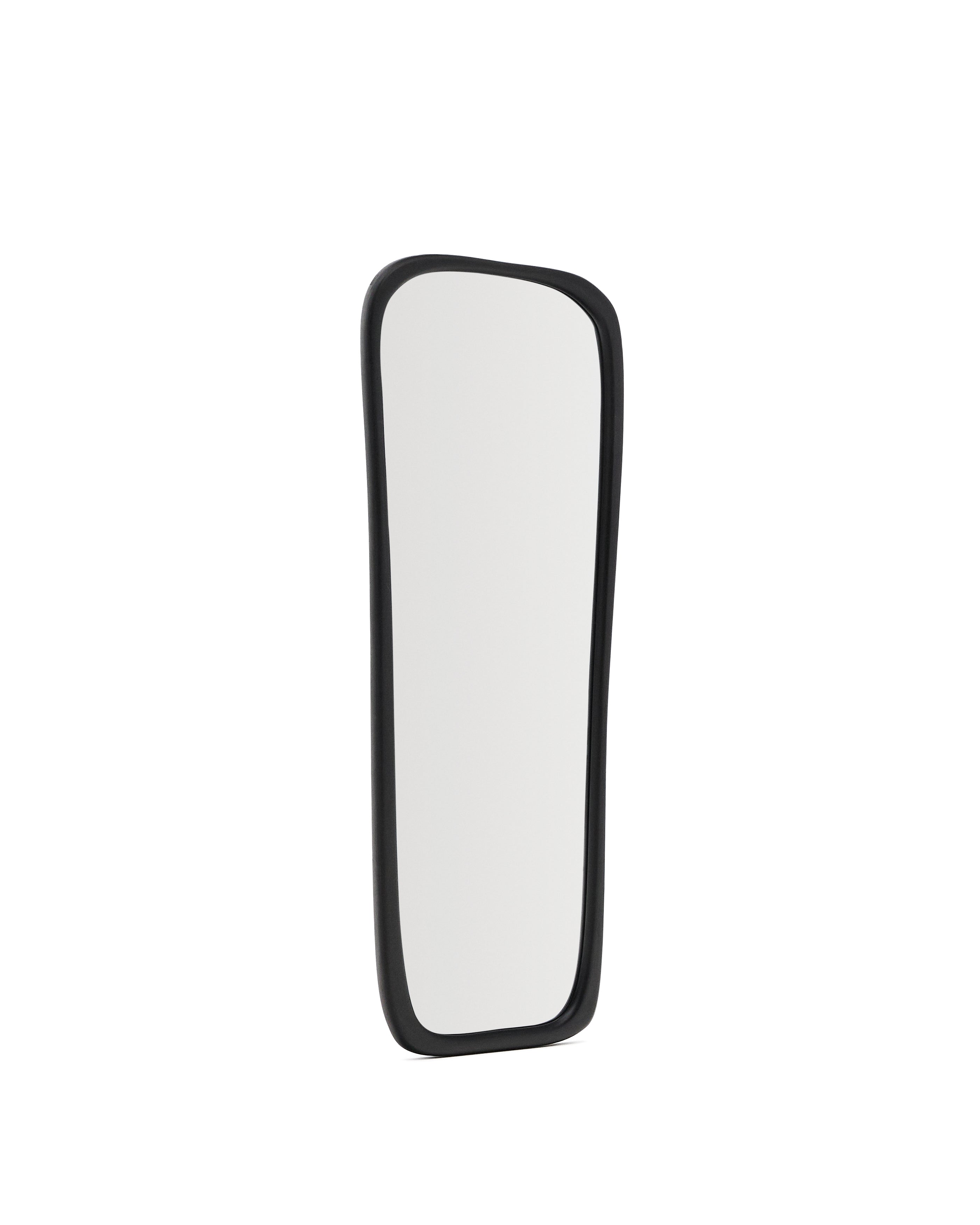 Alura black teak wood mirror 158 x 61cm FSC 100% - Product Image