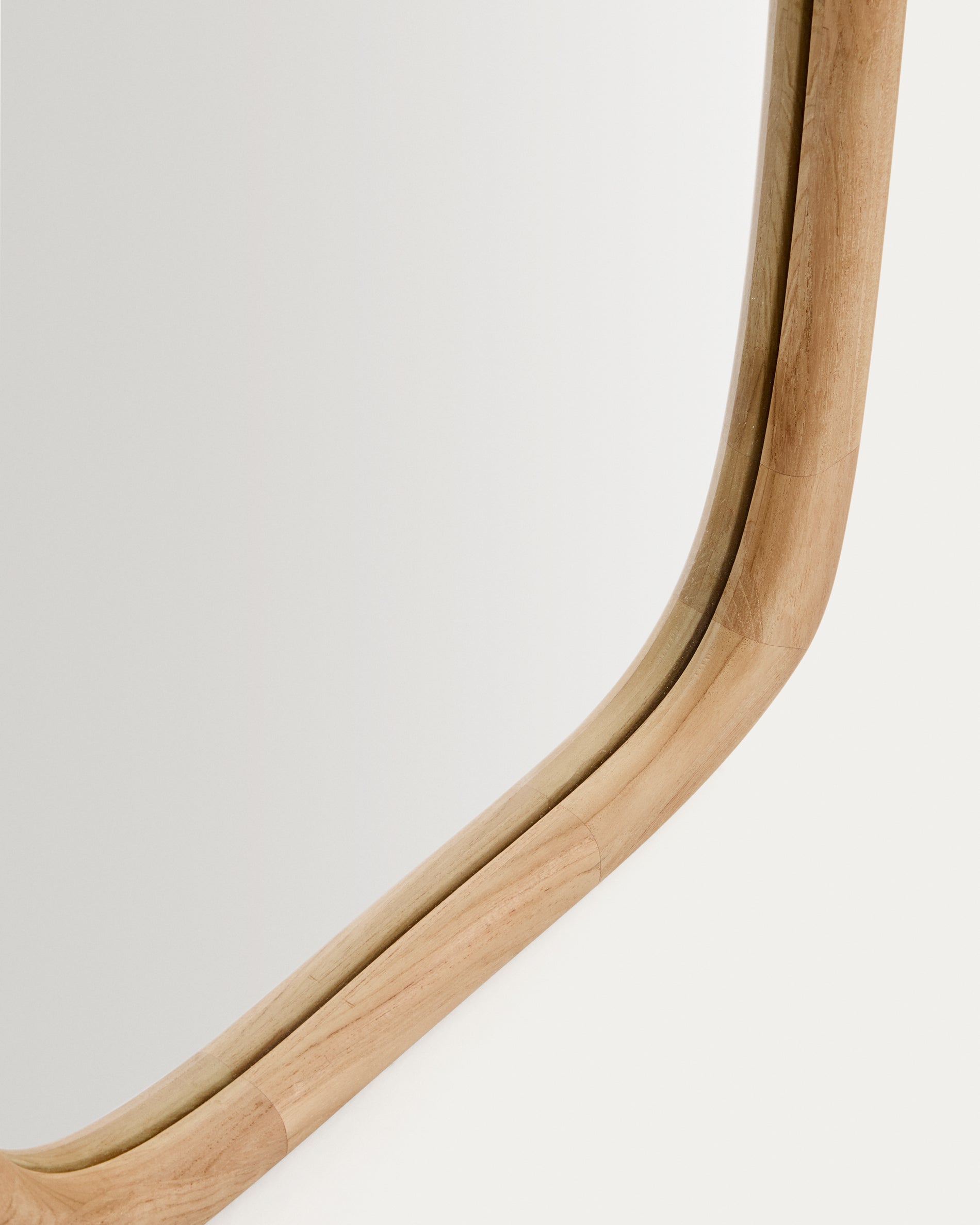 Alura teak wood mirror 158 x 61cm FSC 100% - Detail