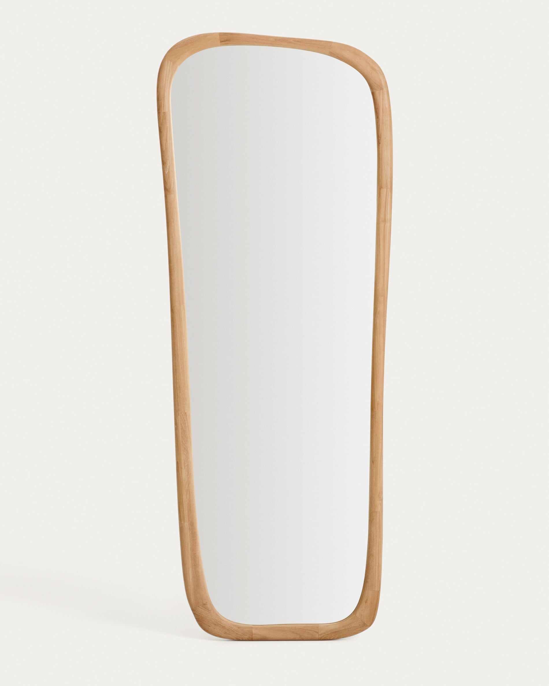 Alura teak wood mirror 158 x 61cm FSC 100% - Product View