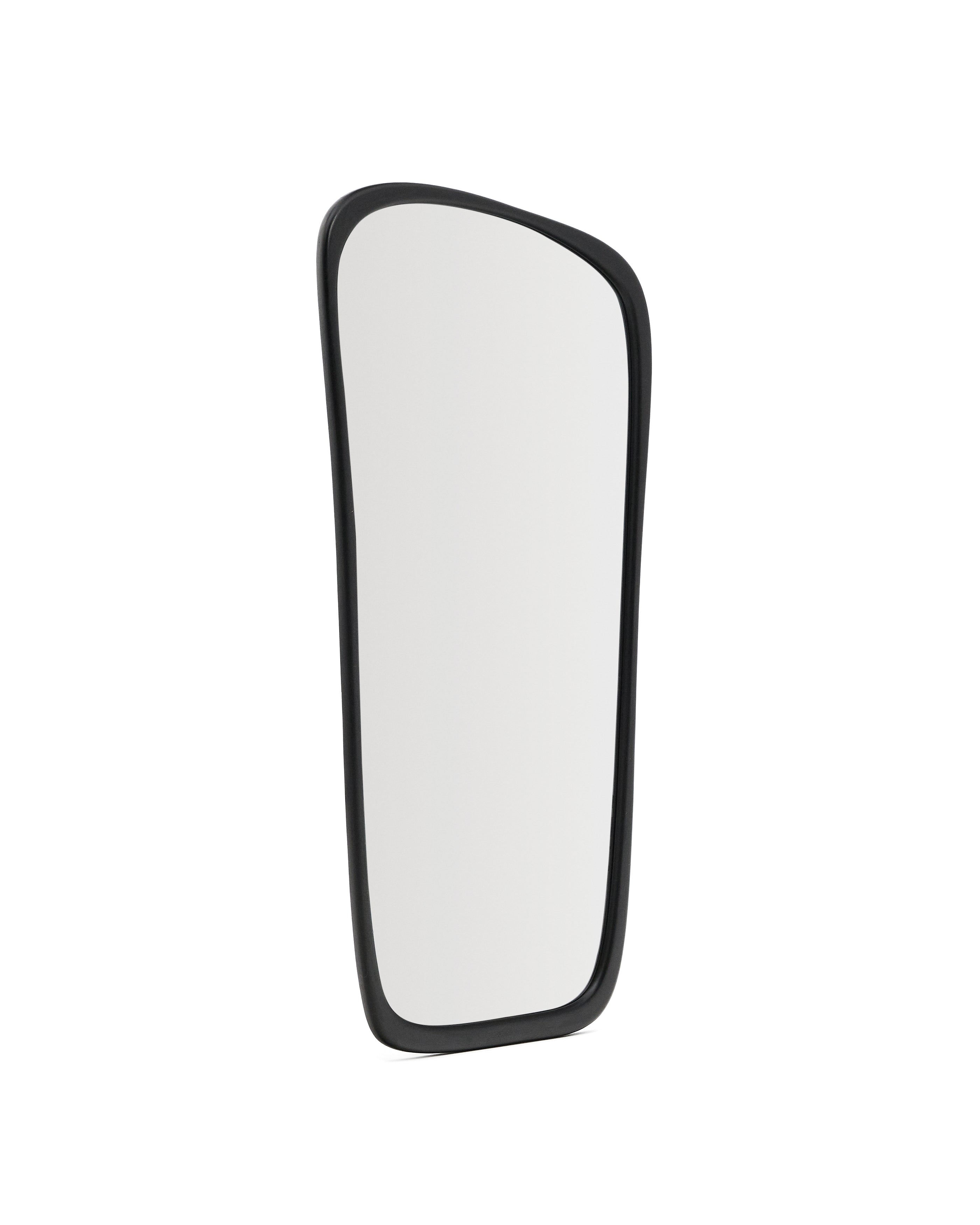 Alura black teak wood mirror 94.5 x 192cm FSC 100% - Product Image