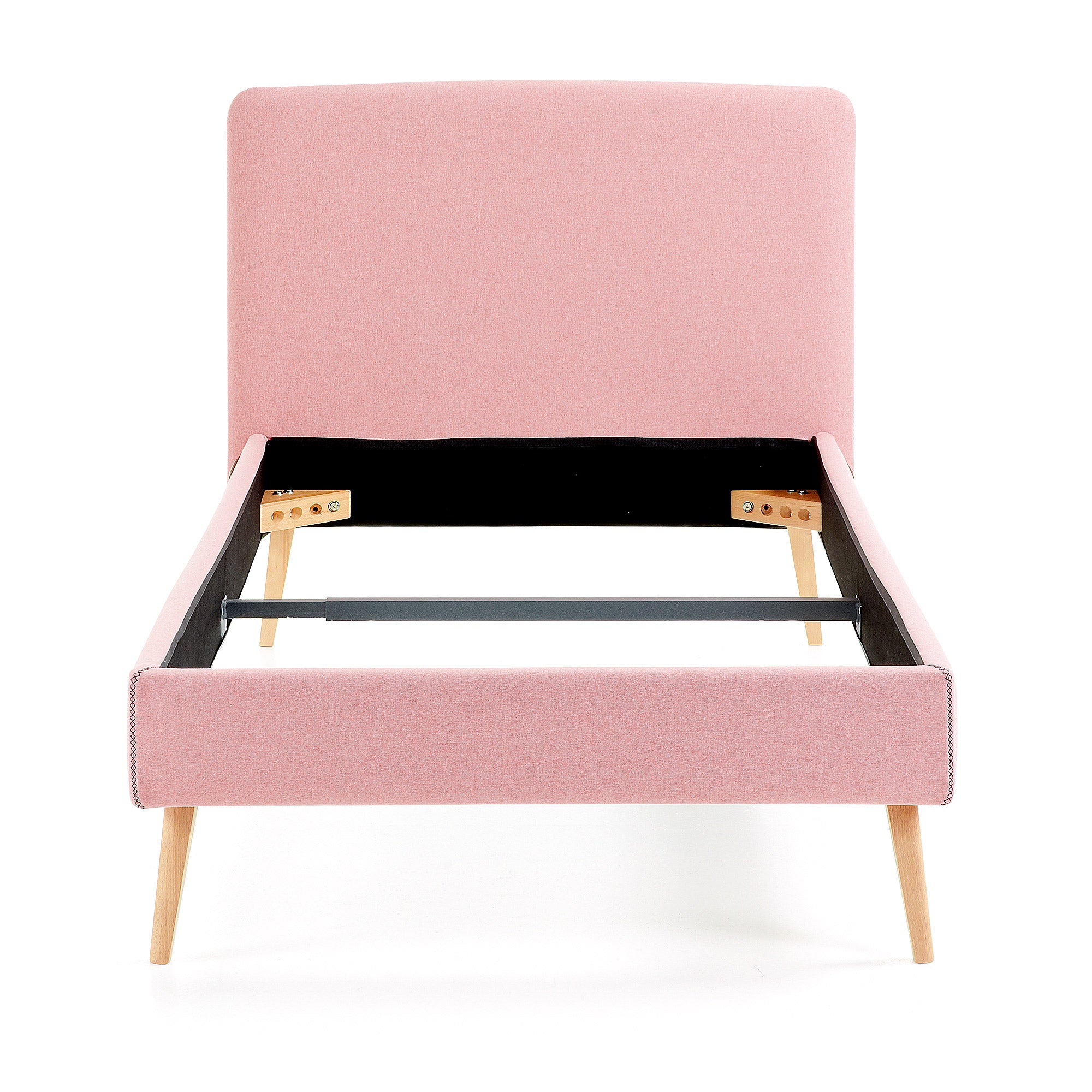 Dyla bed cover for a 90 x 190 cm mattress in pink - Product Image