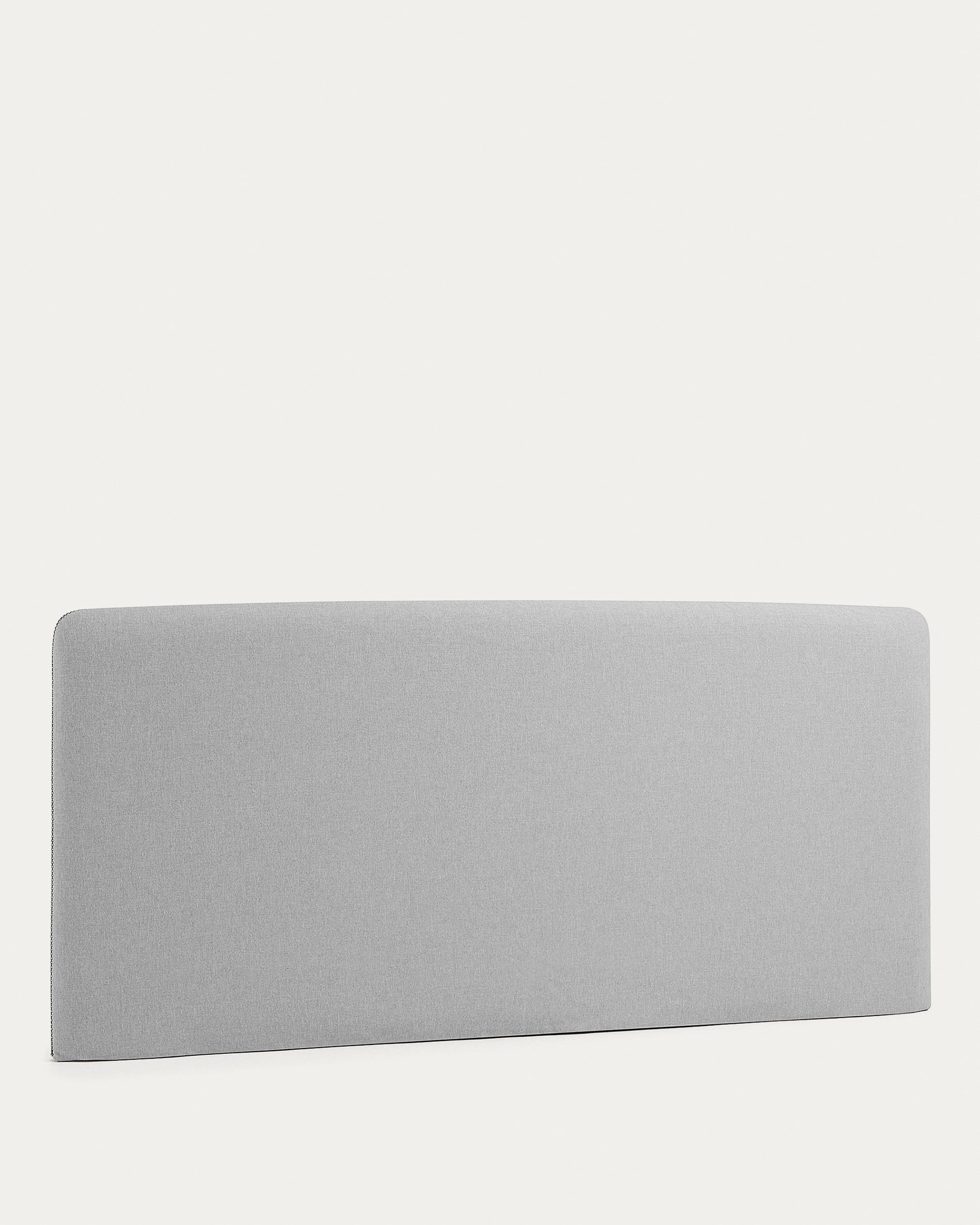Dyla headboard cover in grey for 160 cm beds - Product View