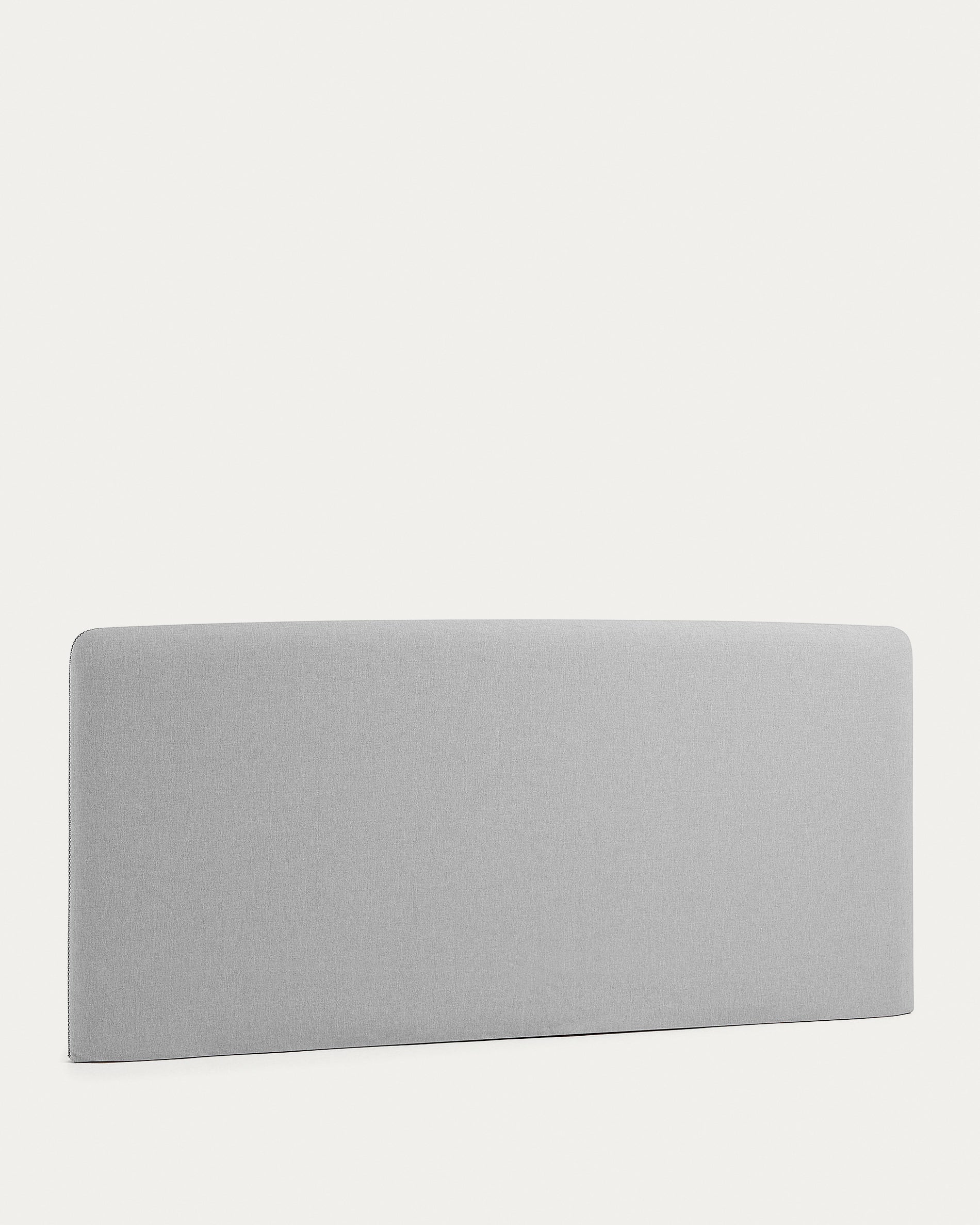Dyla headboard cover in grey for 160 cm beds - Product View