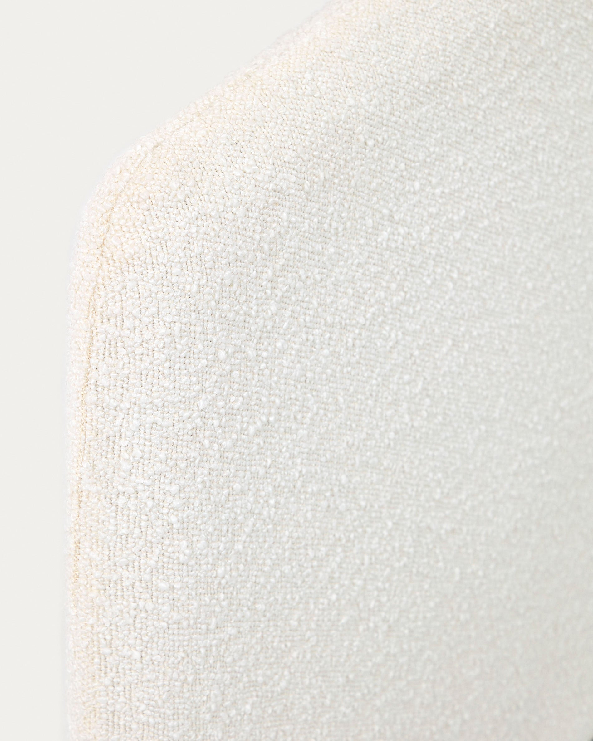 Dyla bed cover in white bouclé for a 160 x 200 cm mattress - Detail