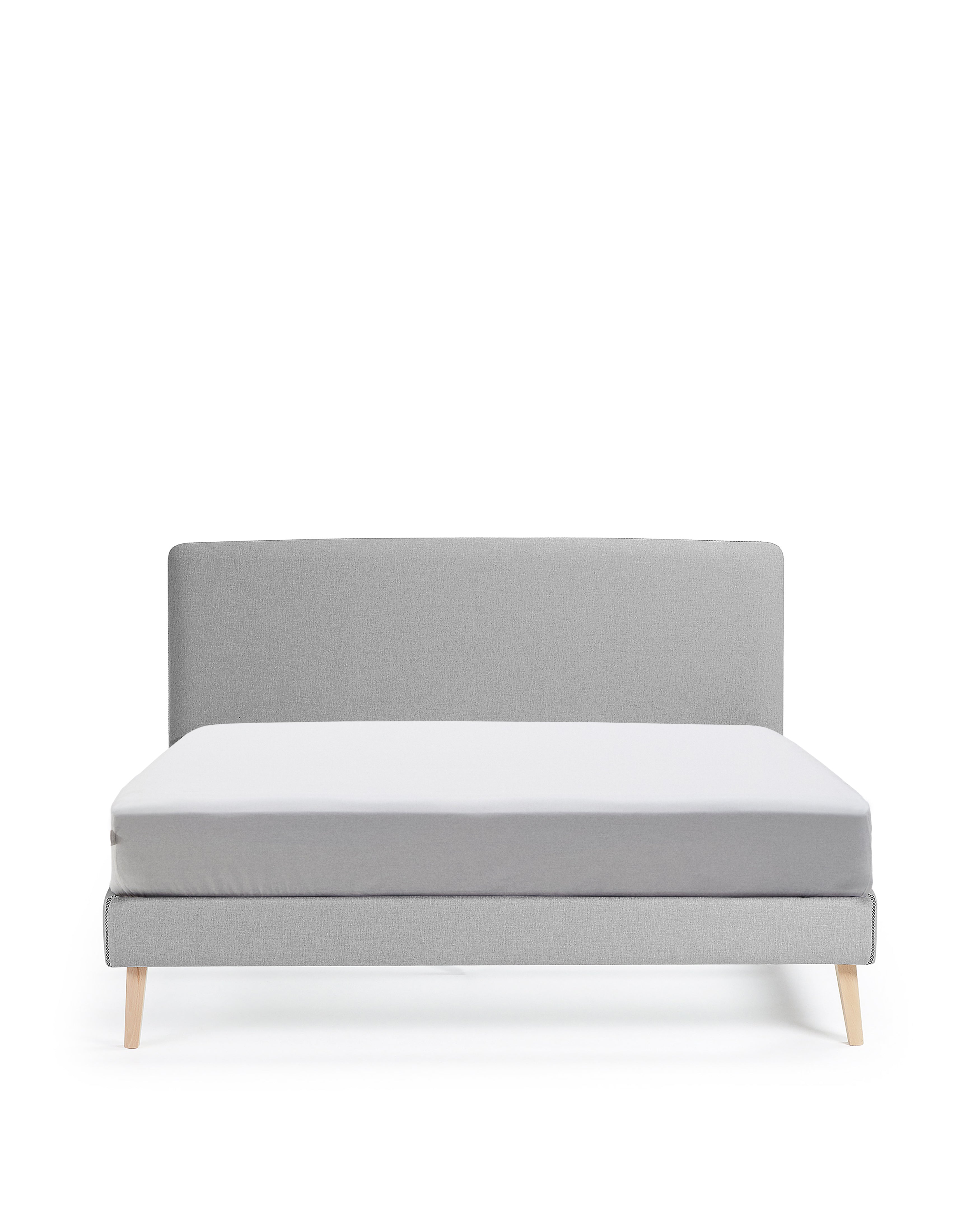 Dyla bed cover in grey for a 160 x 200 cm mattress - Product Image