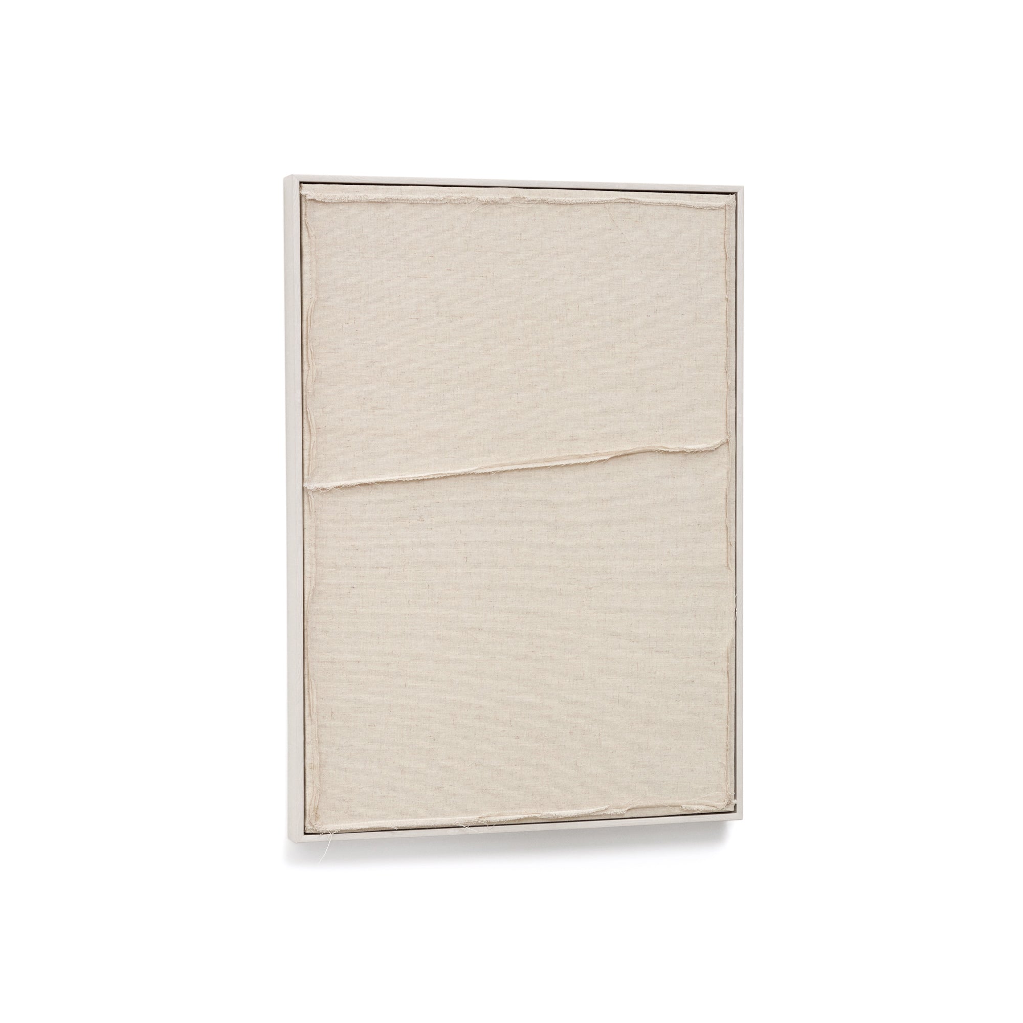 Maha white wall hanging with horizontal line 52 x 72 cm - Product Image