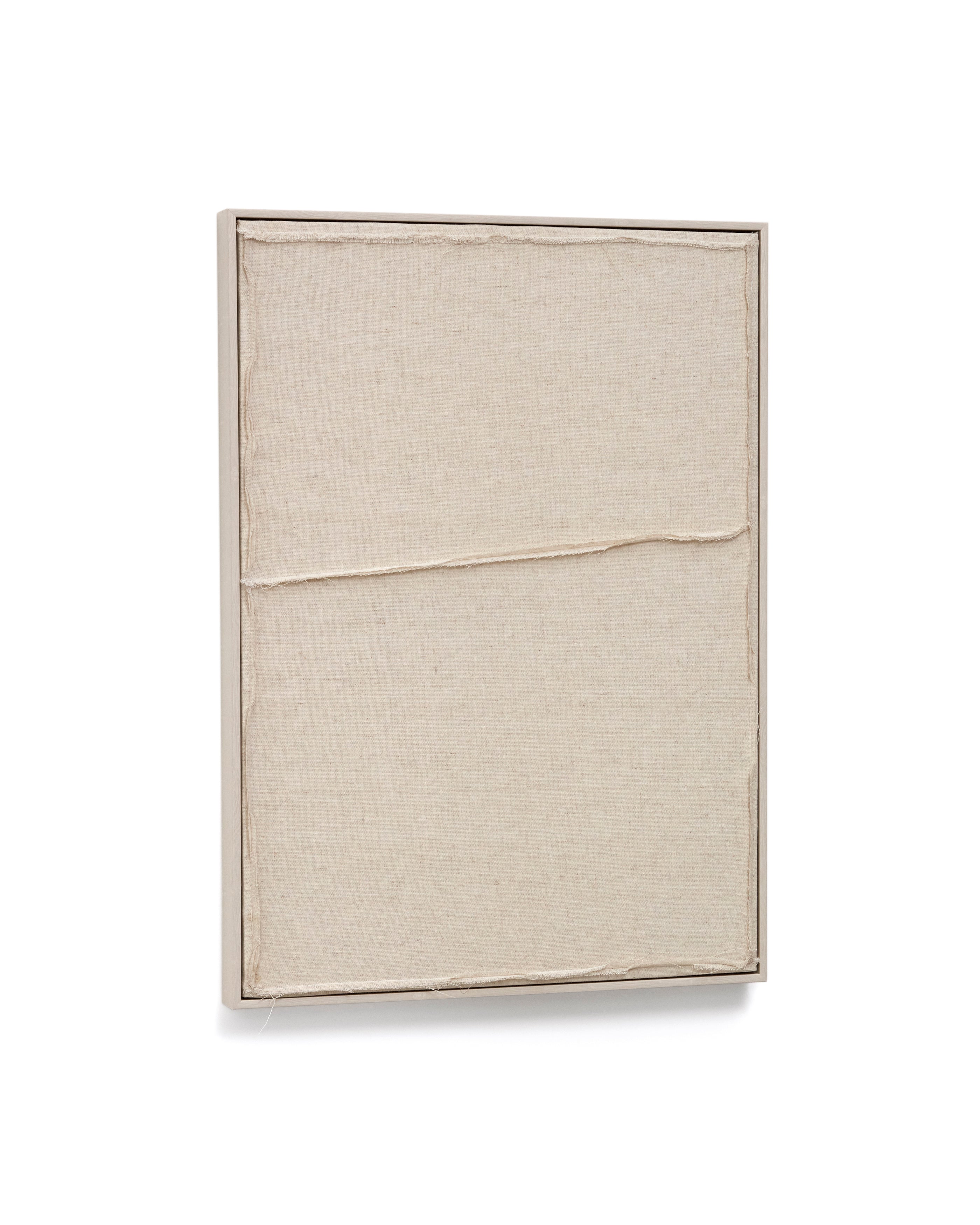 Maha white wall hanging with horizontal line 52 x 72 cm - Product Image