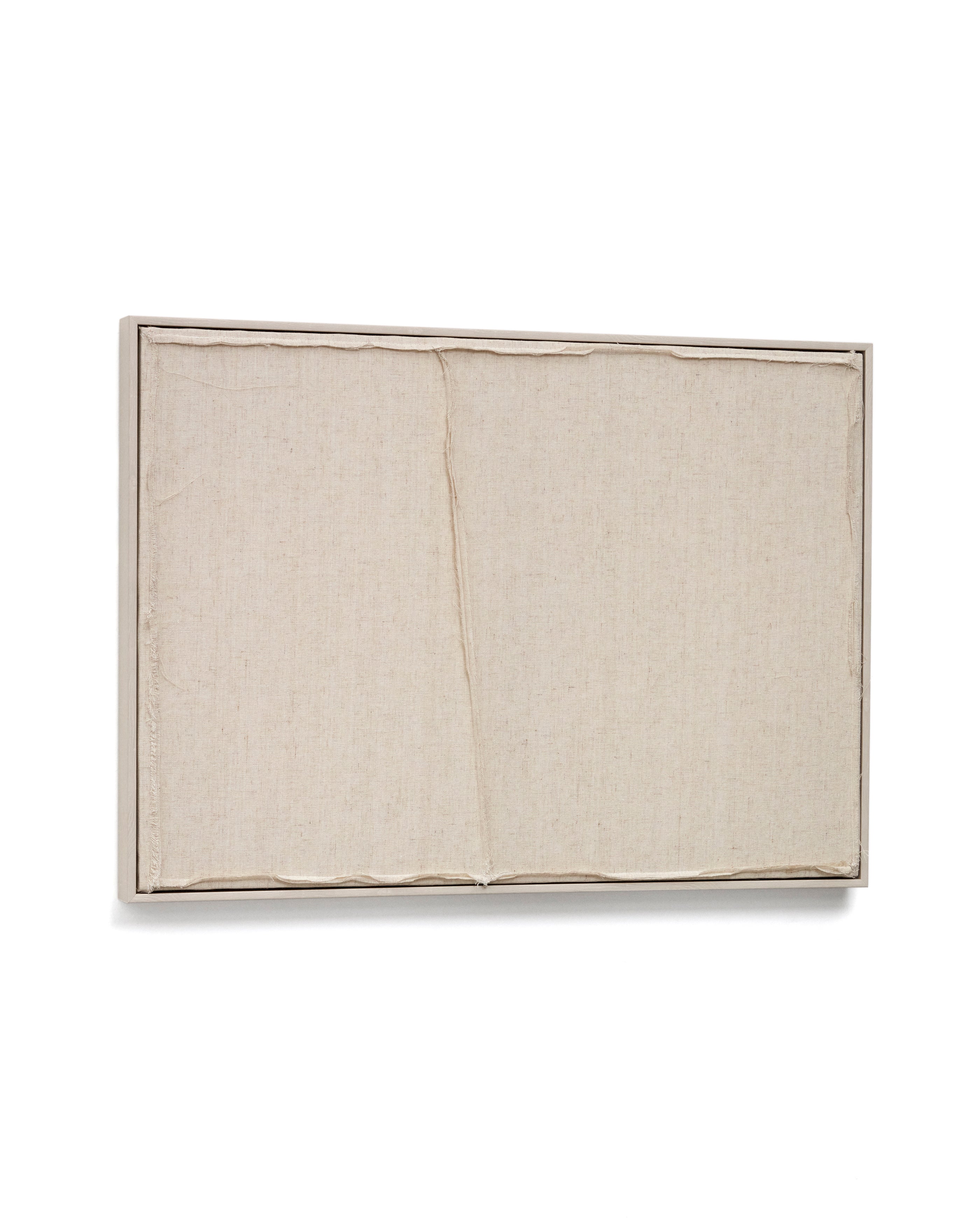 Maha white wall hanging with horizontal line 52 x 72 cm - Product Image