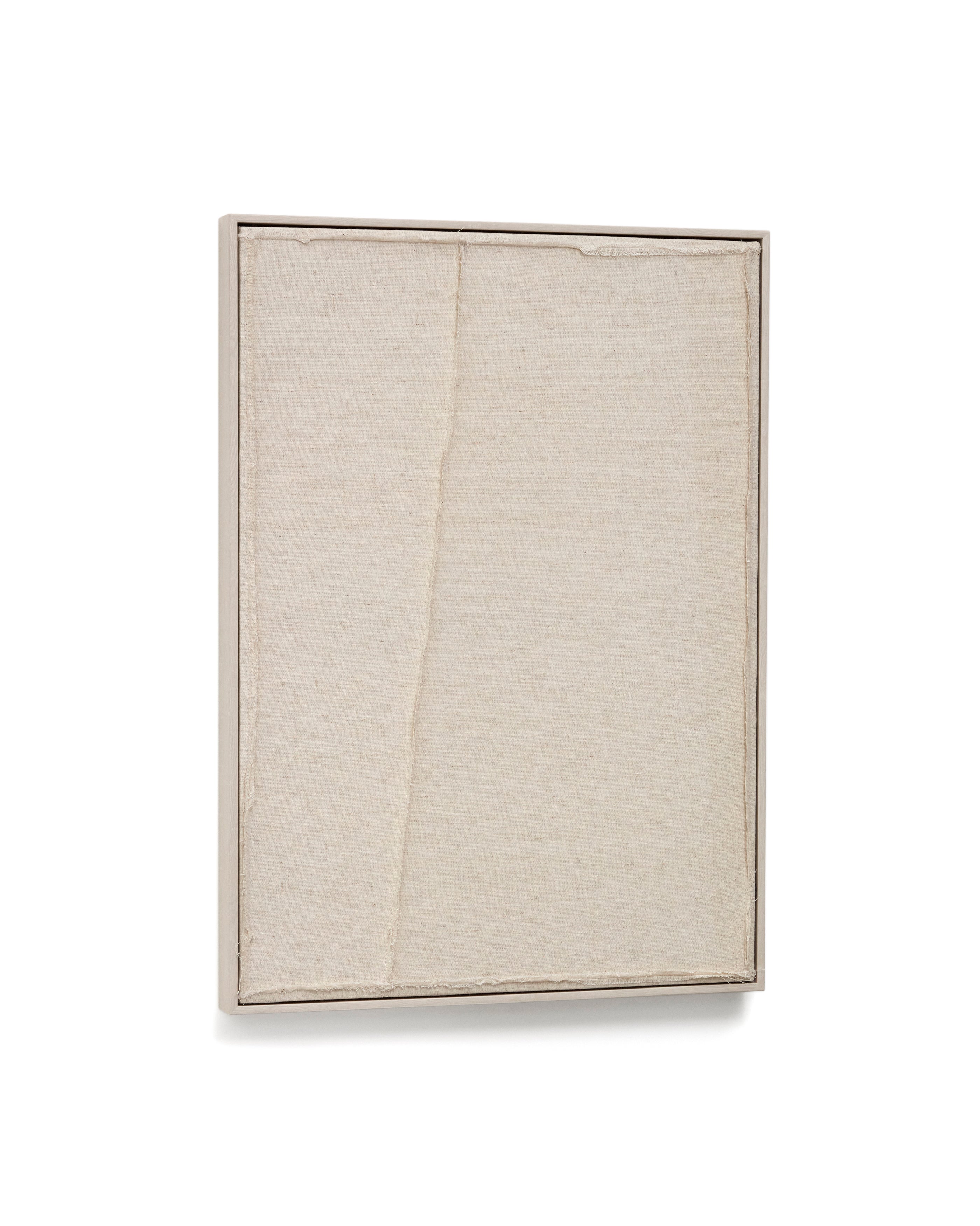Maha white wall hanging with vertical line 52 x 72 cm - Product Image
