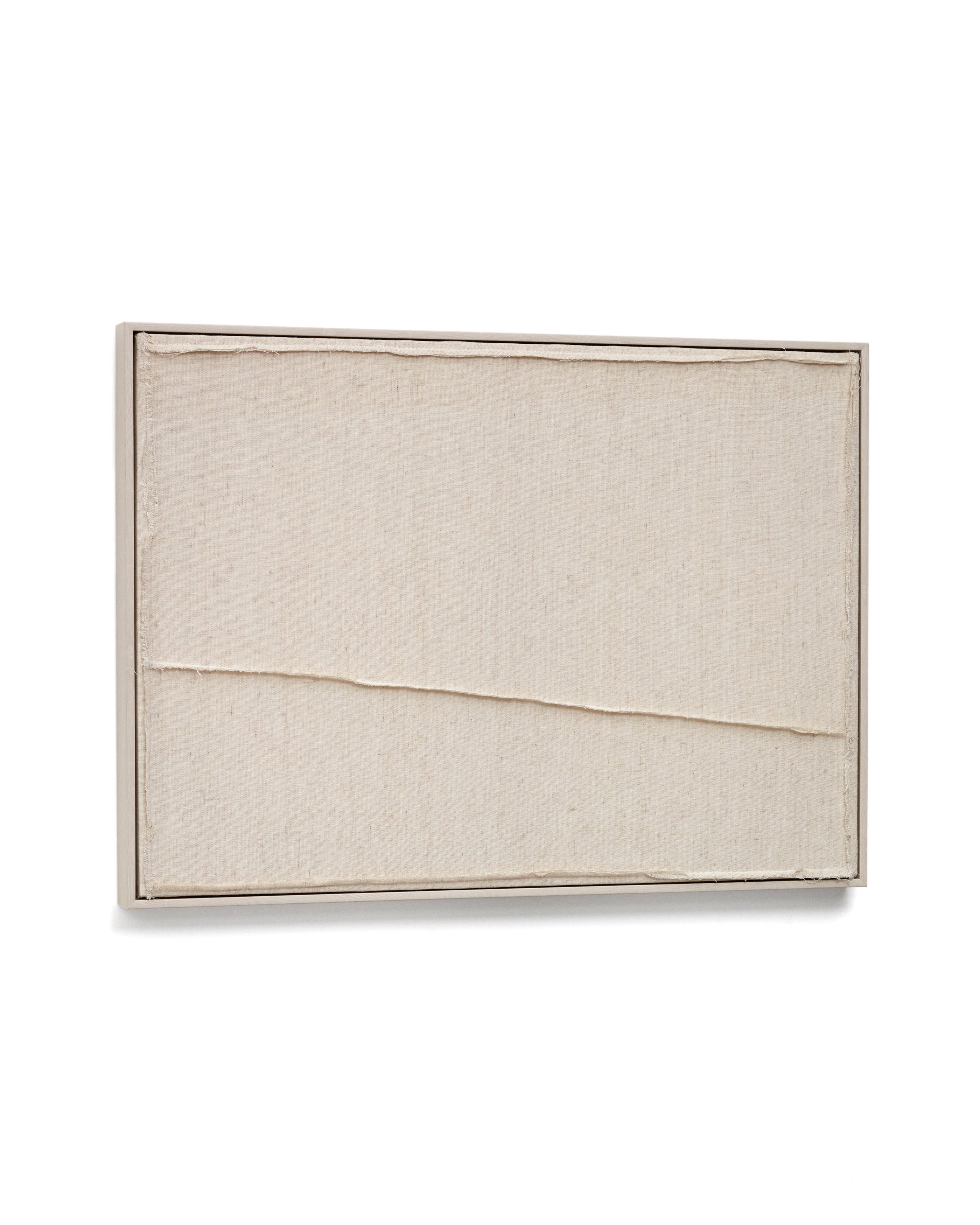 Maha white wall hanging with vertical line 52 x 72 cm - Product Image