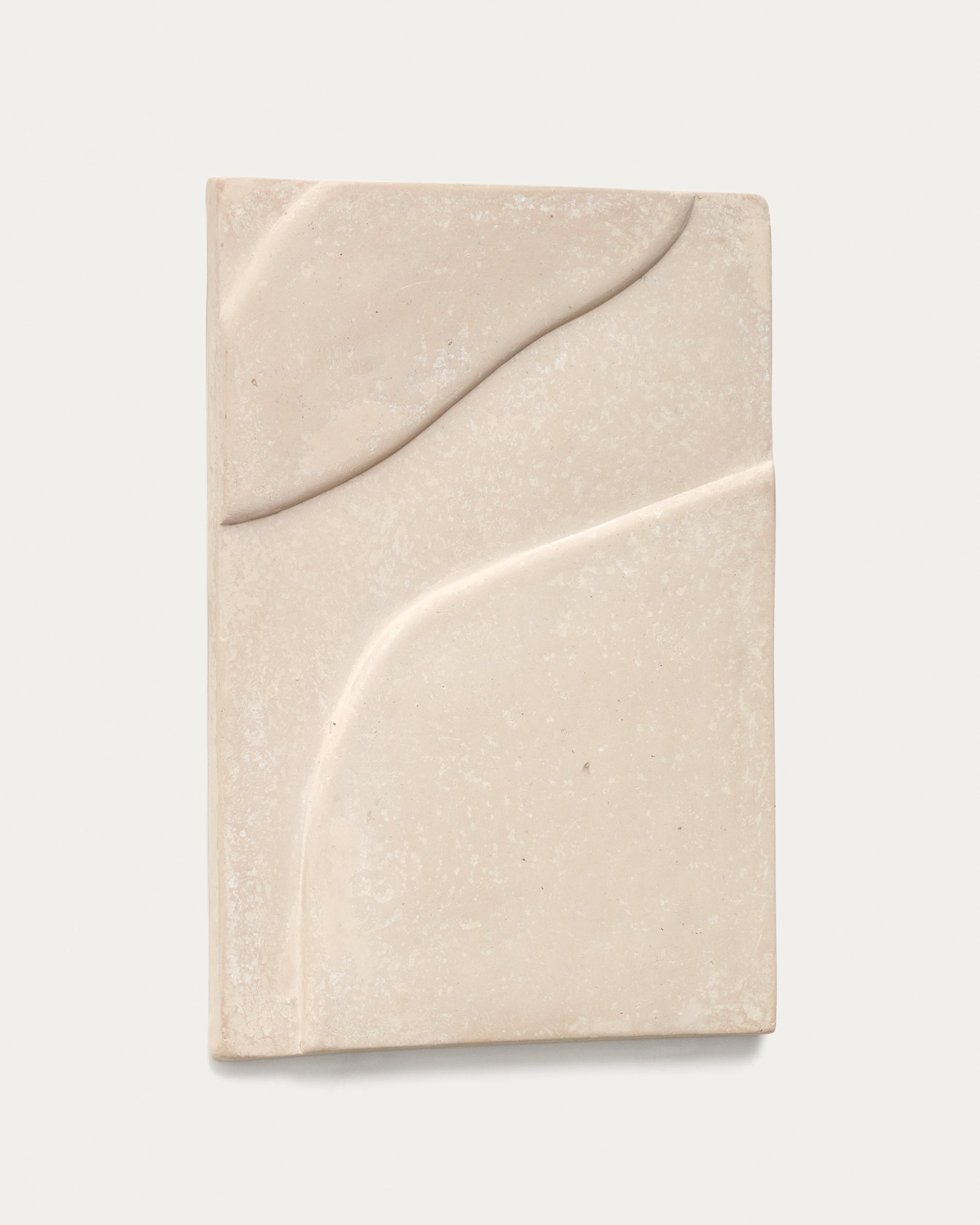 Mirta beige papier-mâché wall hanging 40 x 58 cm - Product View