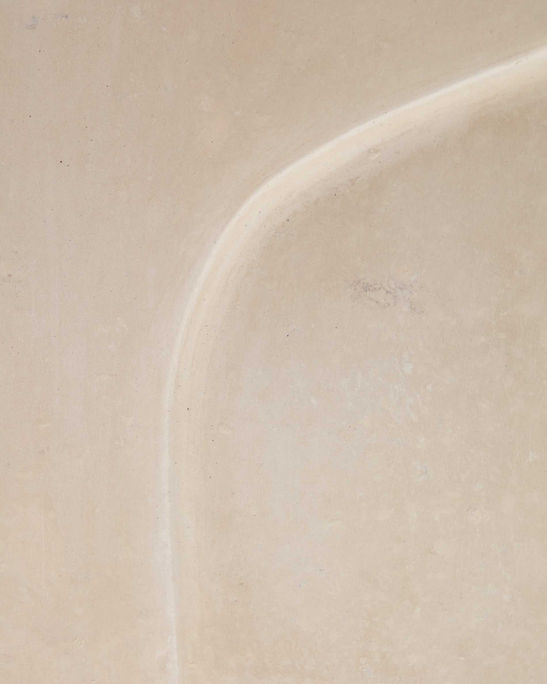 Mirta set of 2 beige papier-mâché wall hangings 29 x 39 cm - Detail