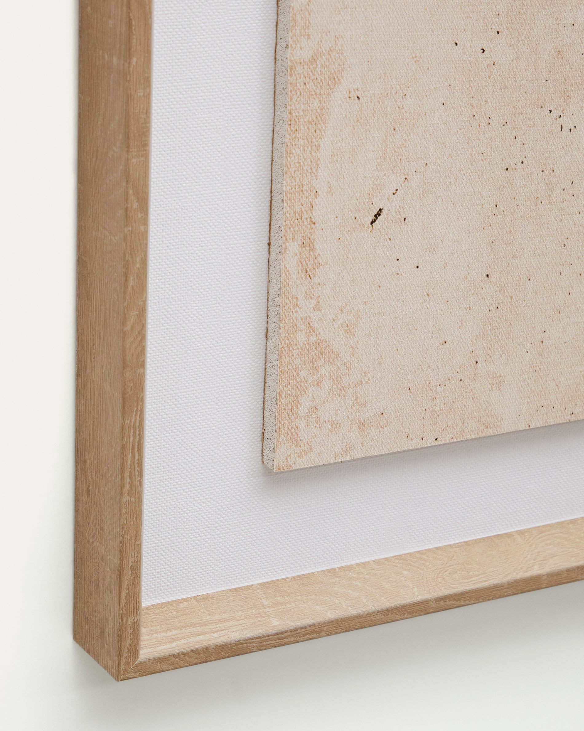Sormina picture with 3 brown squares 60 x 90 cm - Detail