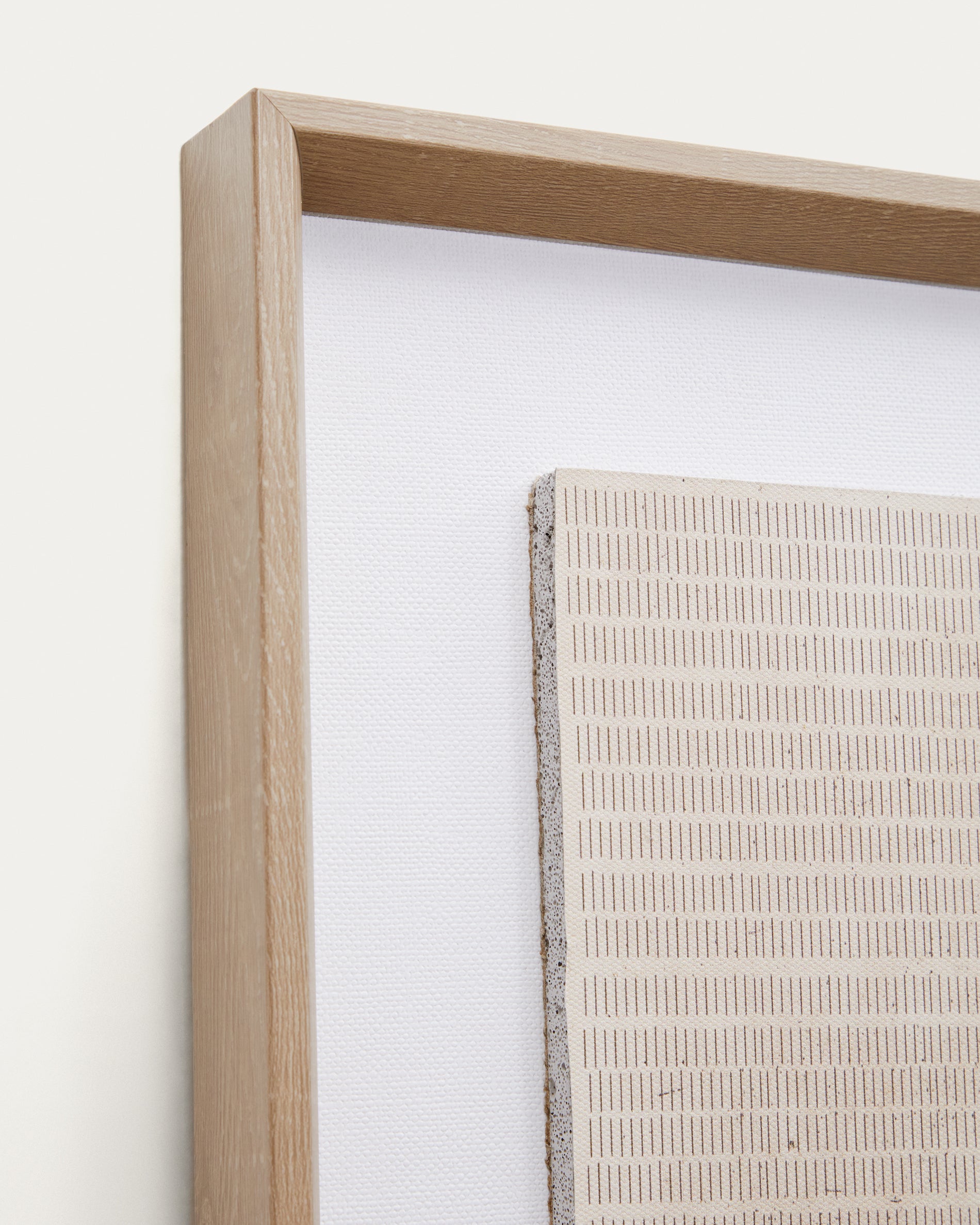 Sormina picture with brown stripes at the top 30 x 40 cm - Detail