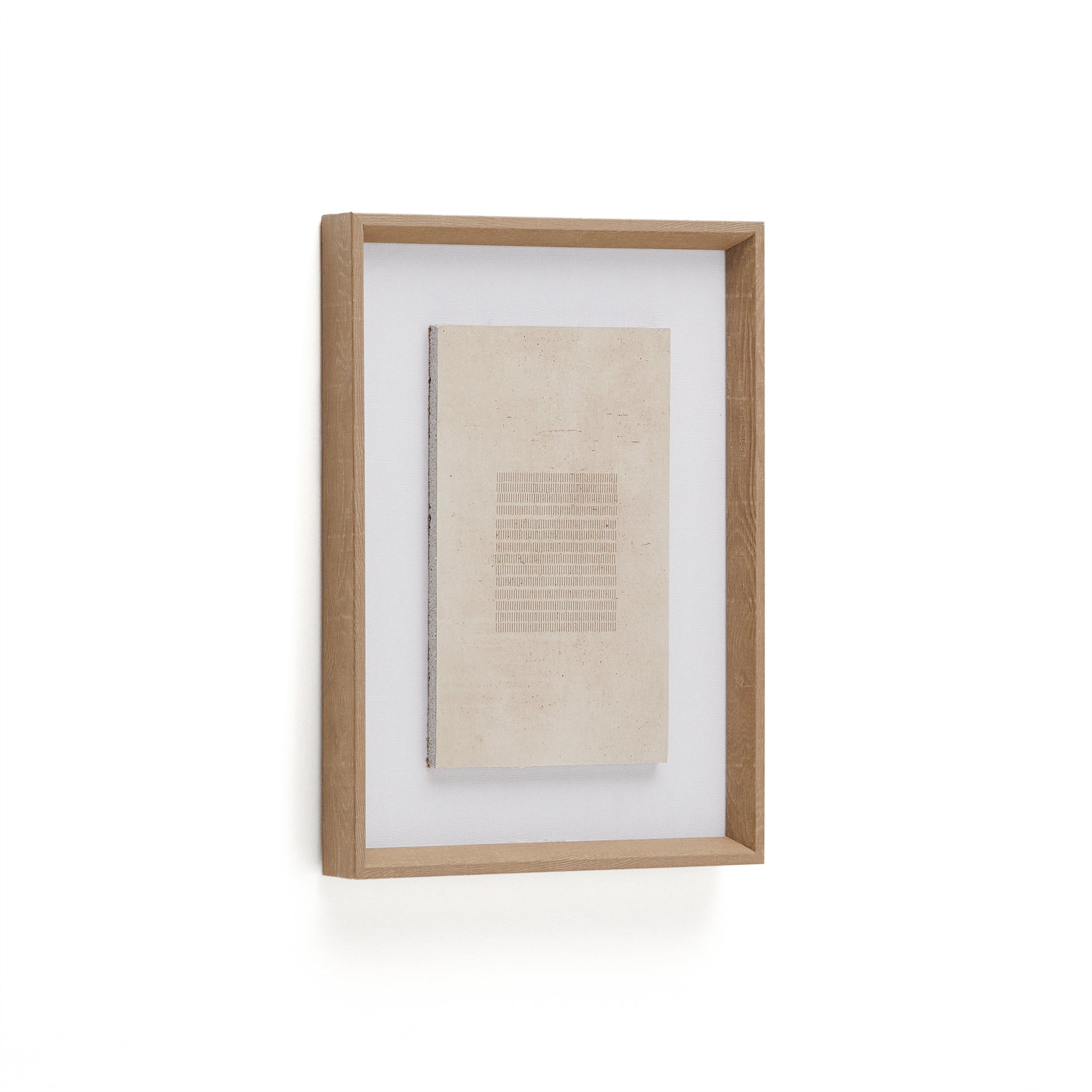 Sormina picture with brown stripes in the centre 30 x 40 cm - Product Image