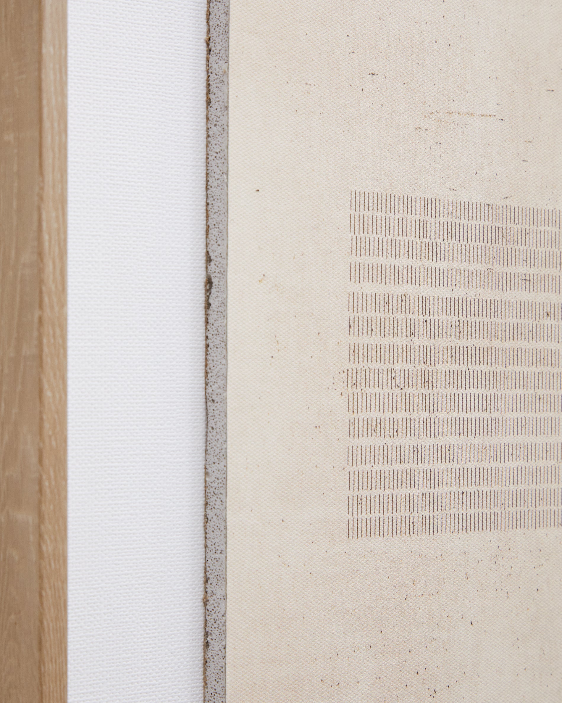 Sormina picture with brown stripes in the centre 30 x 40 cm - Detail