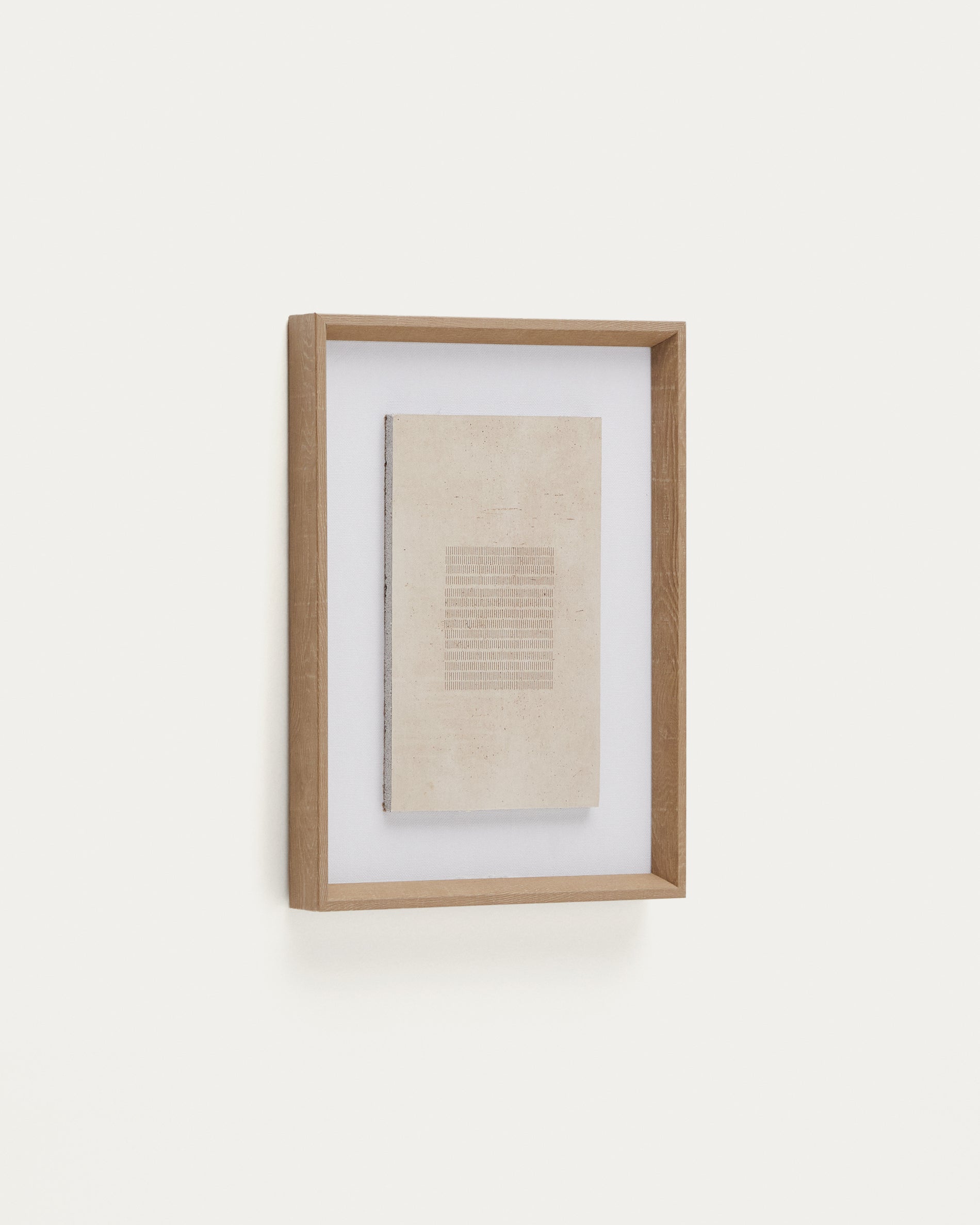 Sormina picture with brown stripes in the centre 30 x 40 cm - Product View