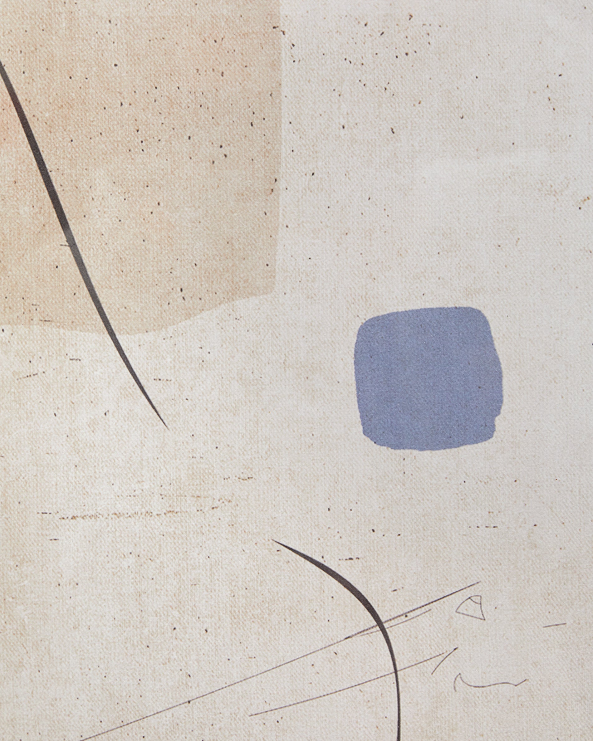Sormi abstract beige painting 50 x 70 cm - Detail