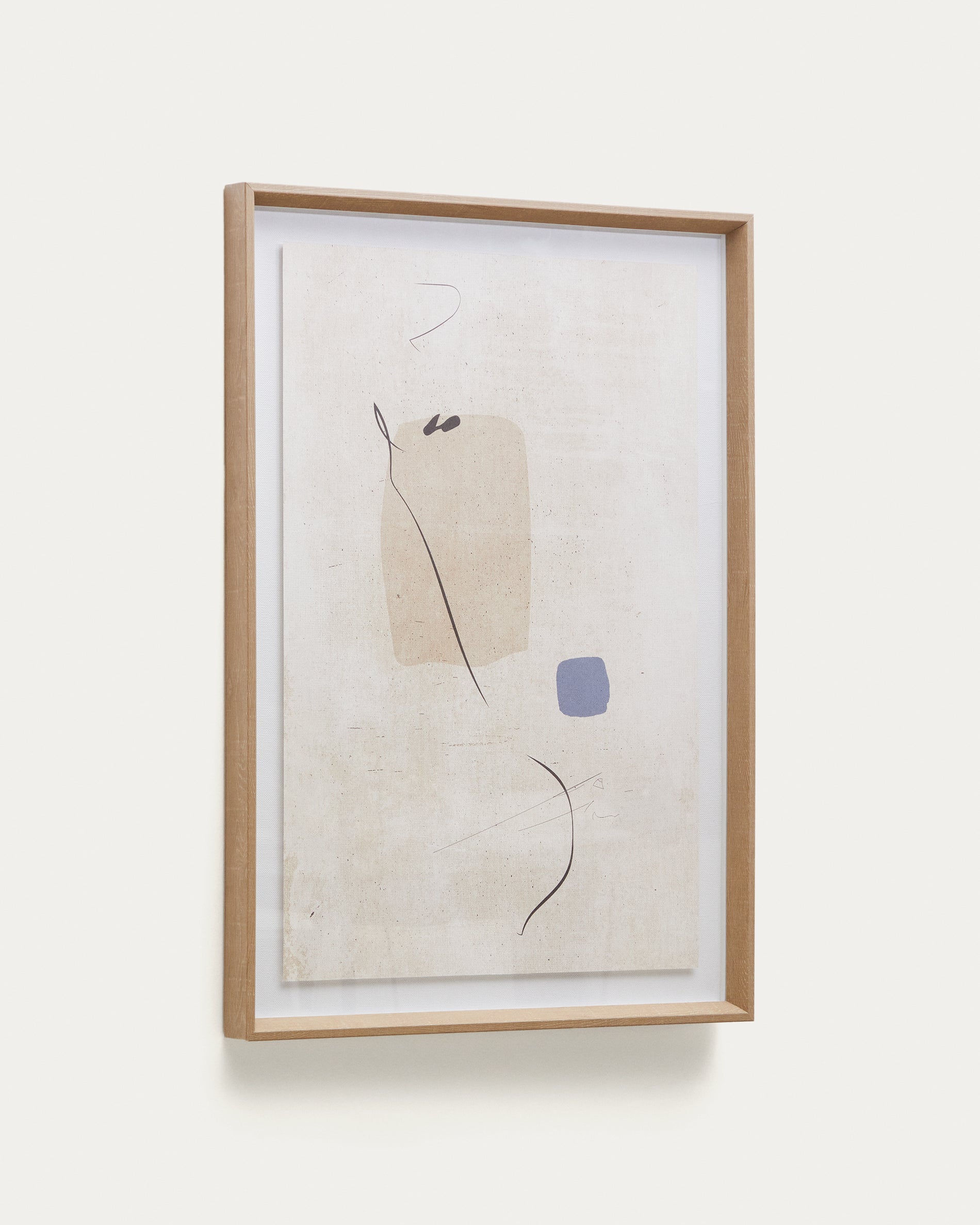 Sormi abstract beige painting 50 x 70 cm - Product View