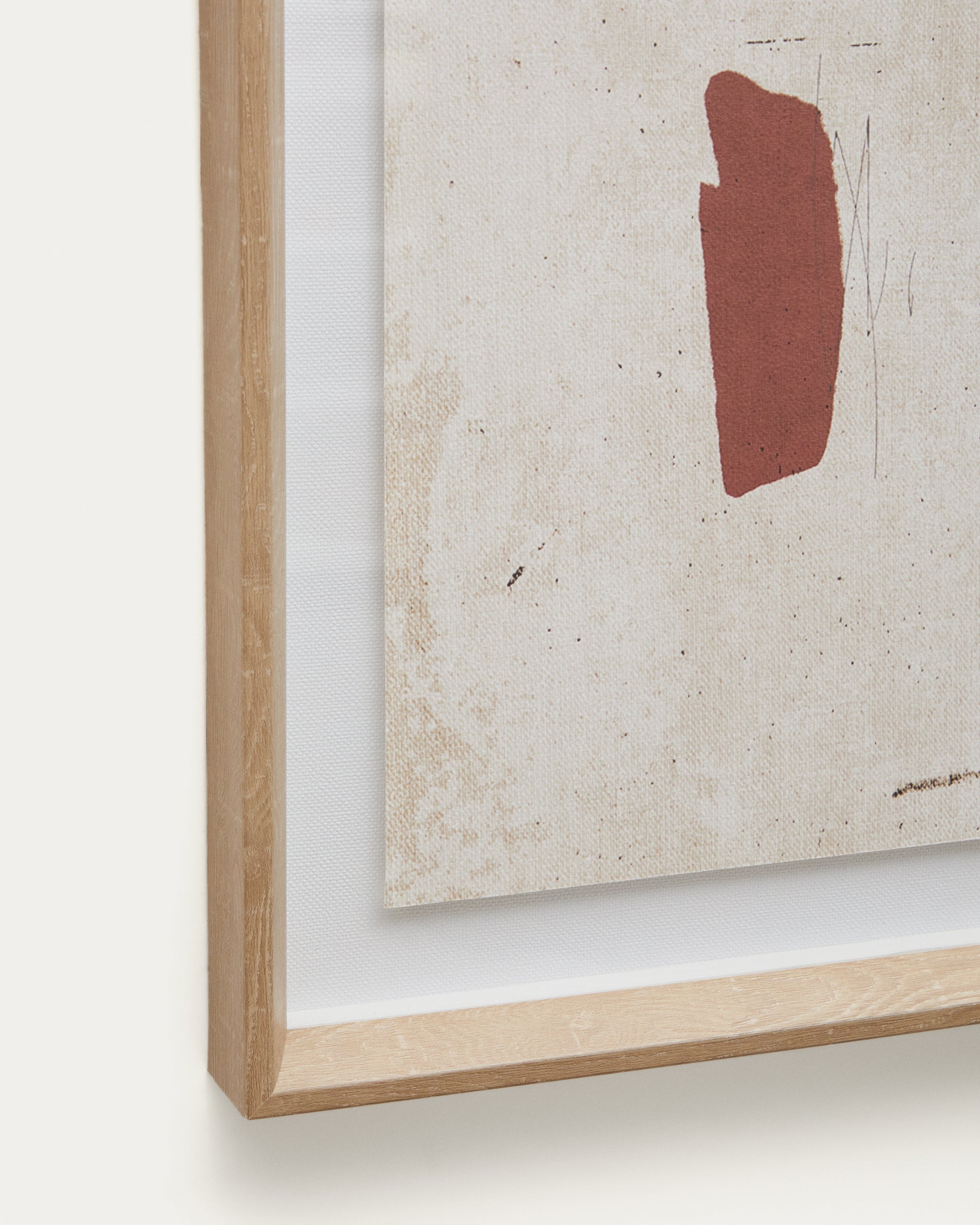 Sormi abstract beige painting 60 x 90 cm - Detail