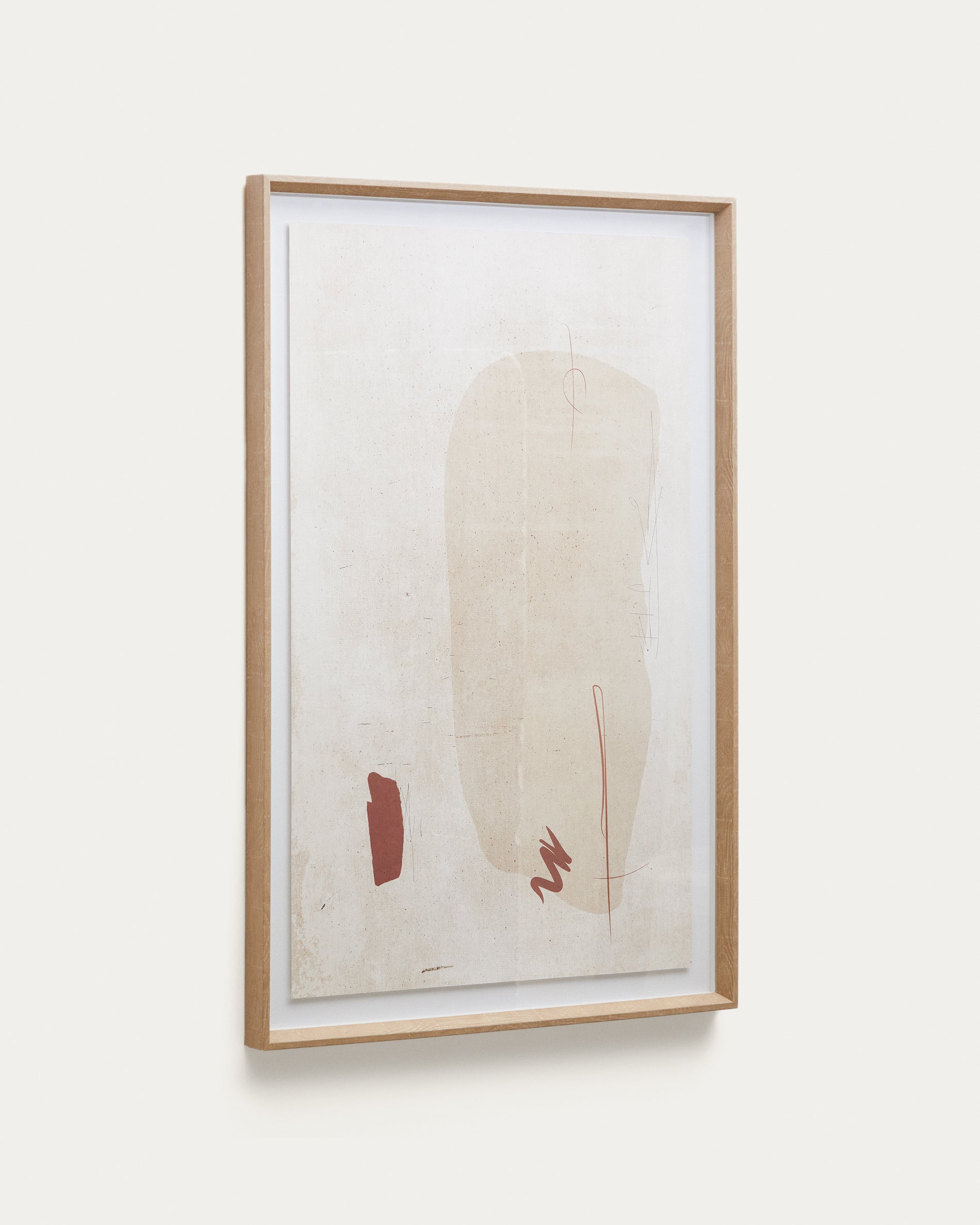 Sormi abstract beige painting 60 x 90 cm - Product View