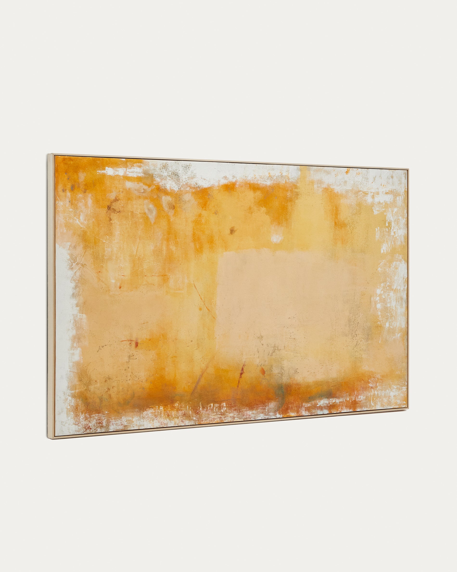 Selnar abstract yellow painting 202 x 122 cm - Product View