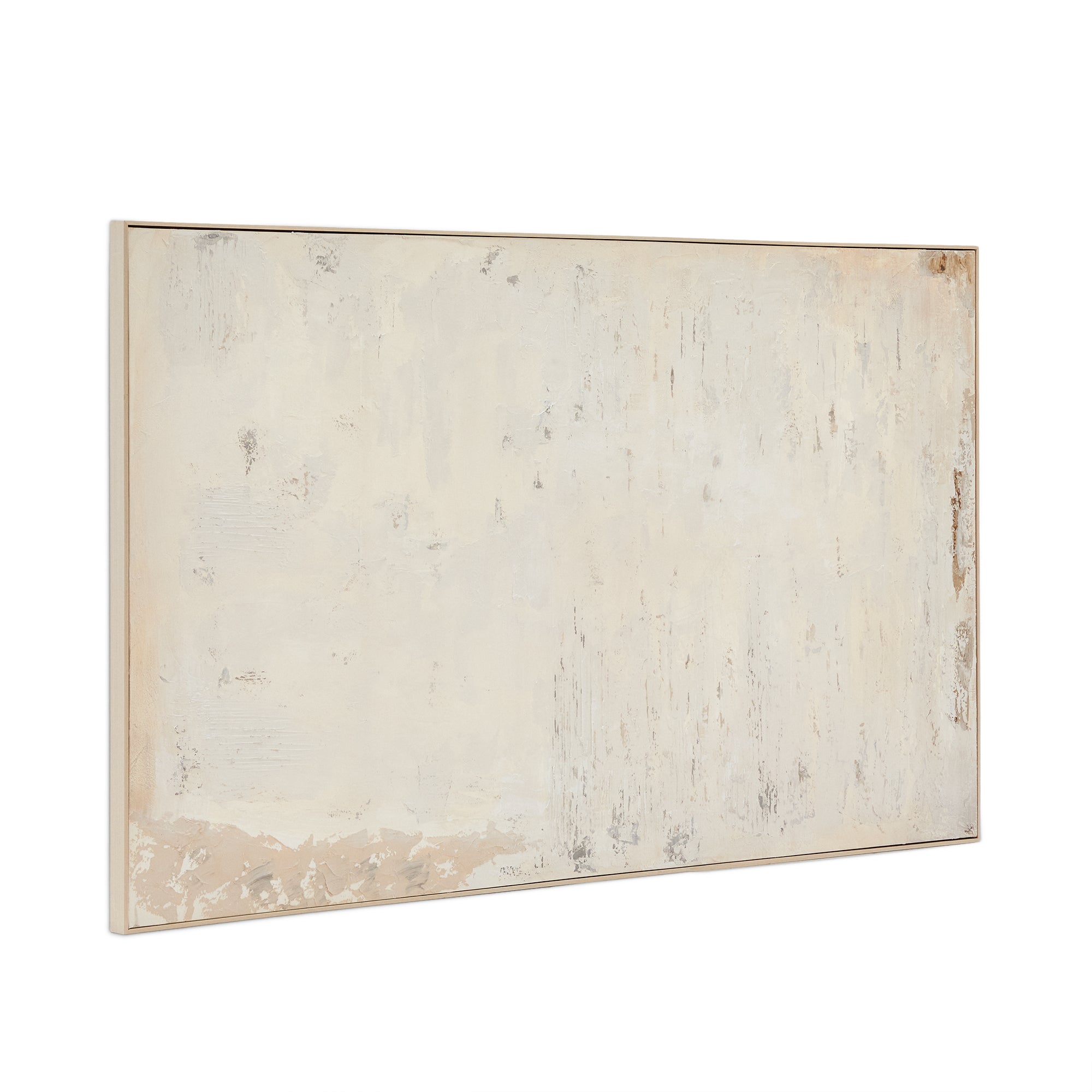 Silpa absztrakt festmény világos bézs színben 200 x 120 cm