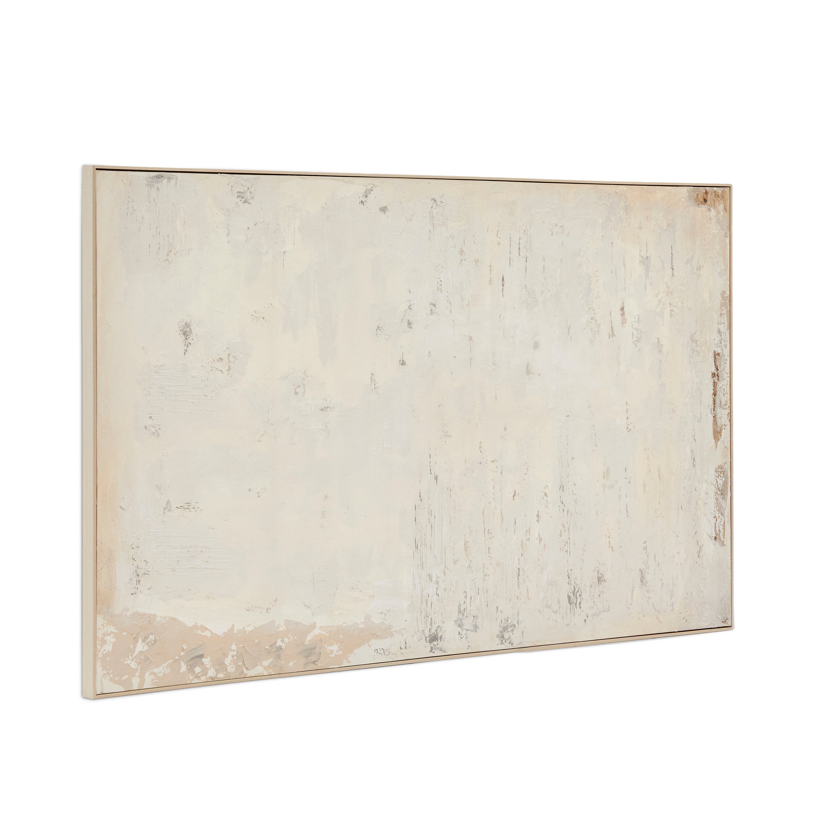 Silpa abstract painting in light beige 200 x 120 cm