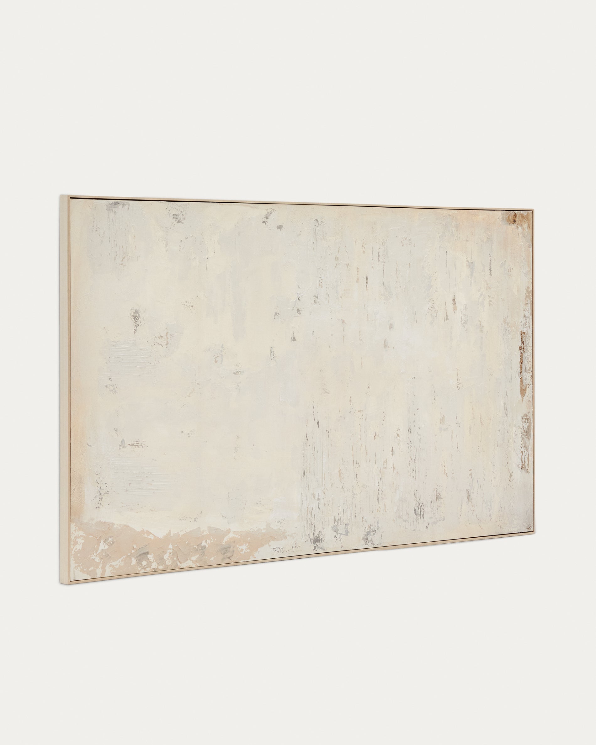Silpa absztrakt festmény világos bézs színben 200 x 120 cm