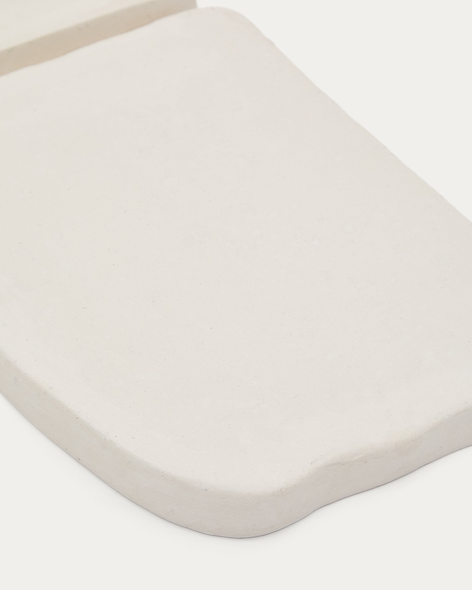3 darabos Siluna négyzet alakú falpanel készlet fehér papírmaséból